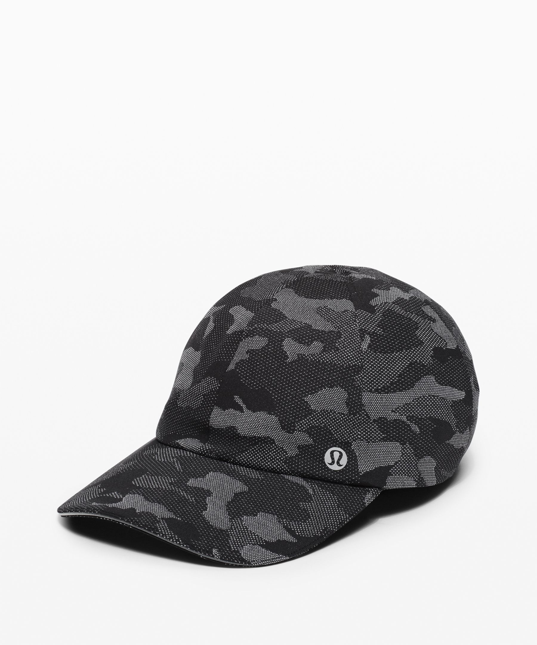 Lululemon Fast And Free Men's Running Hat In Variegated Mesh Camo Black