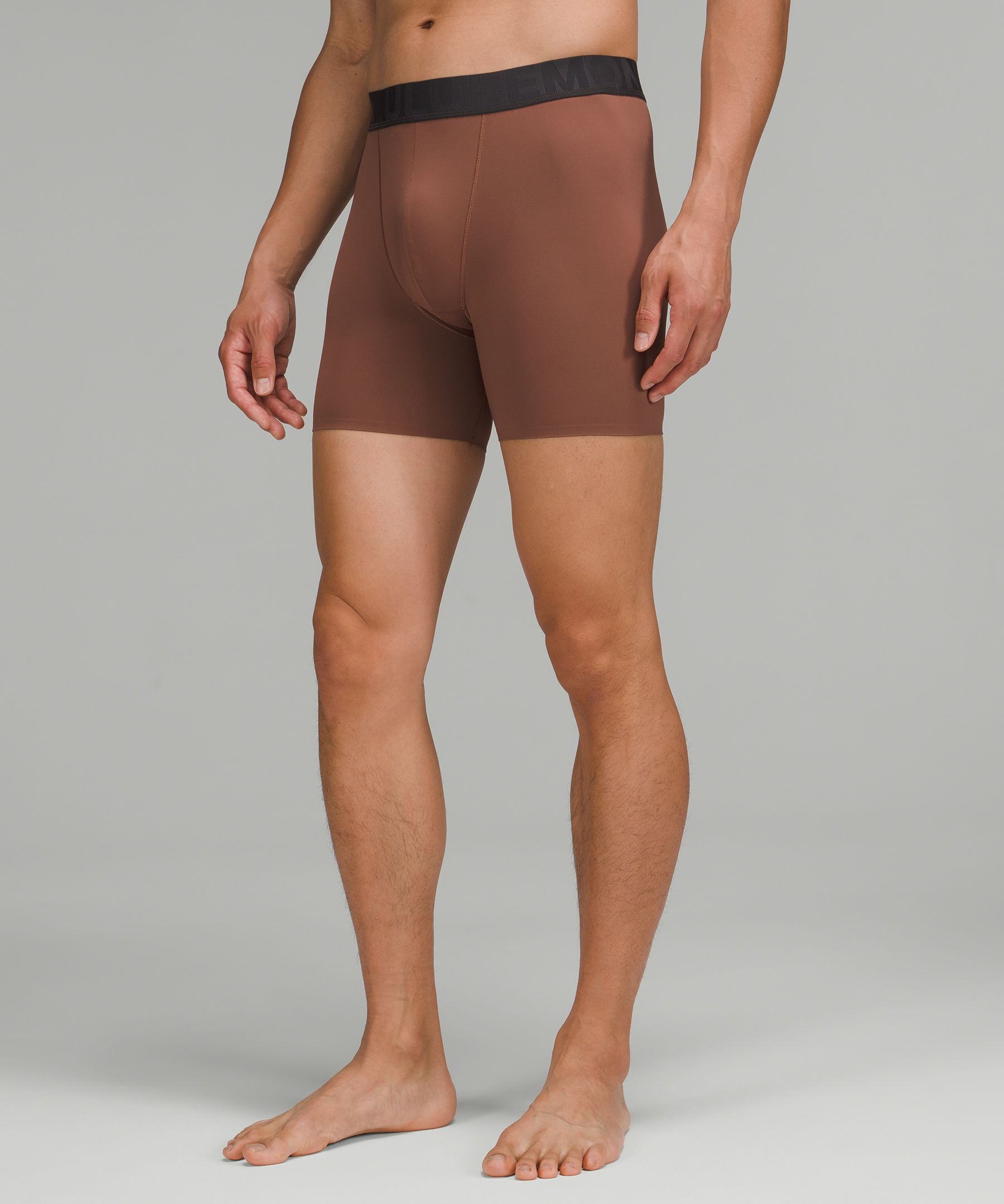 Lululemon Built To Move Boxers 5" In Smoky Topaz