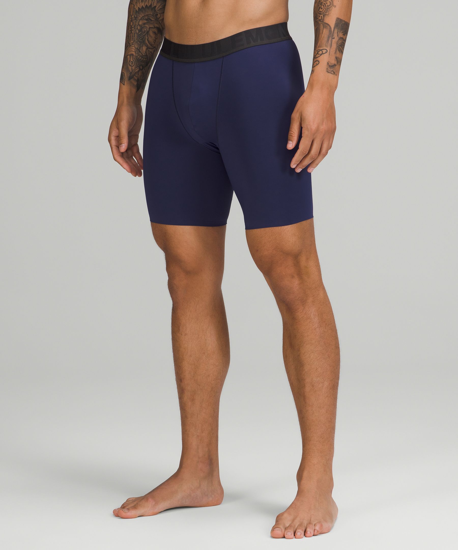 Lululemon Built To Move Boxers 7" In Night Sea