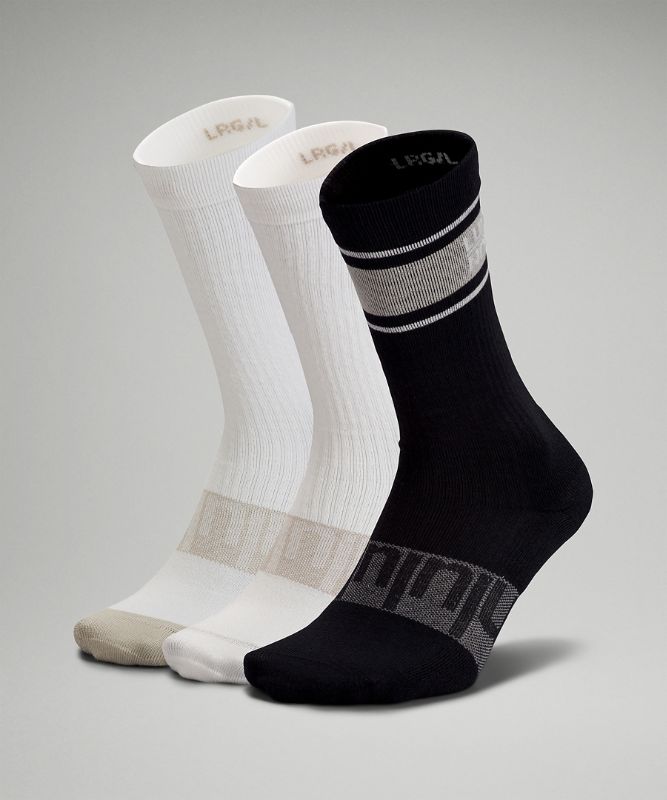 Daily Stride Crew Sock 3 Pack *Multi-Colour