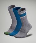 Men's Daily Stride Crew Sock 3 Pack *Multi-Colour