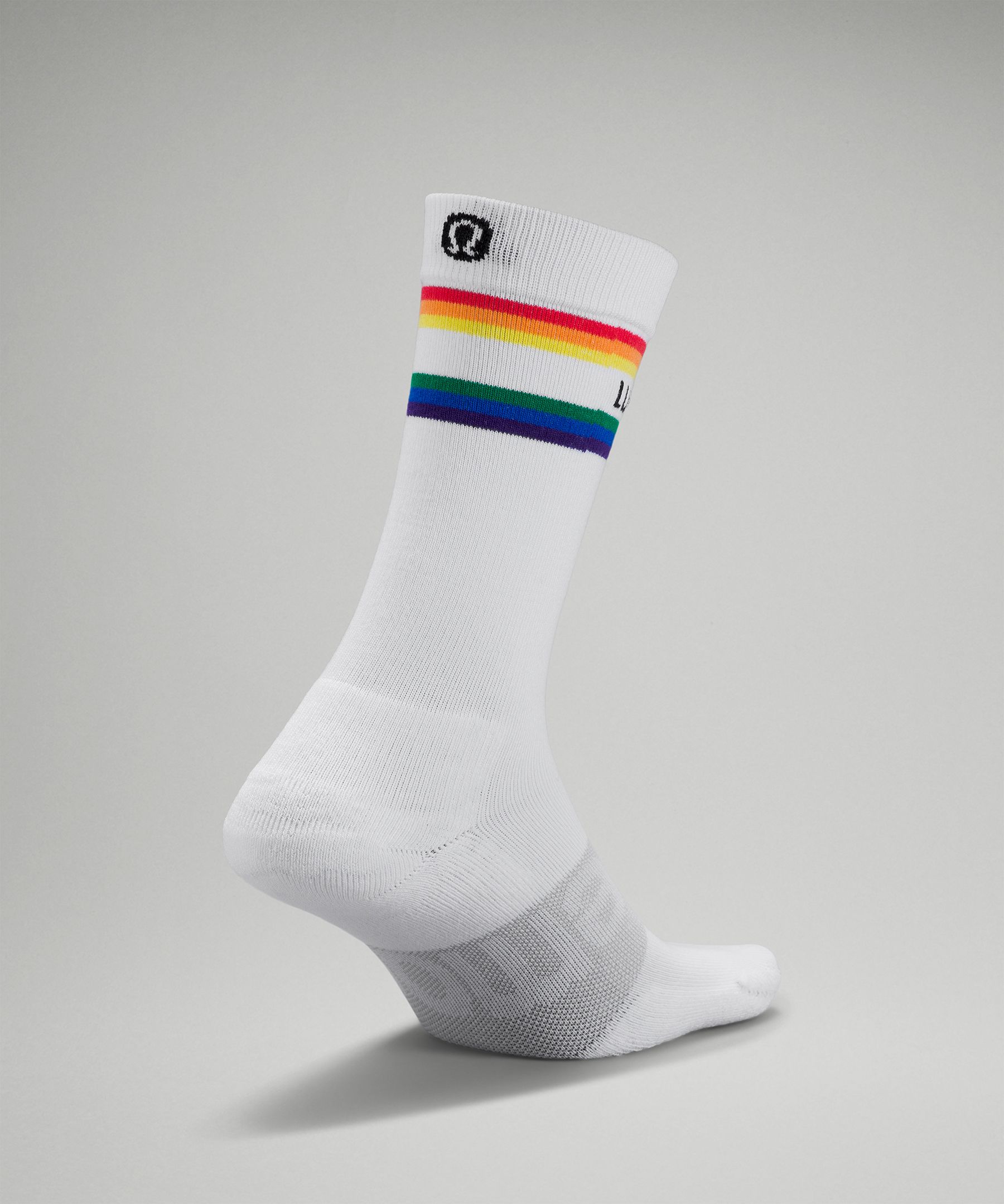 Varsity Stripe Crew Sock - Blanco