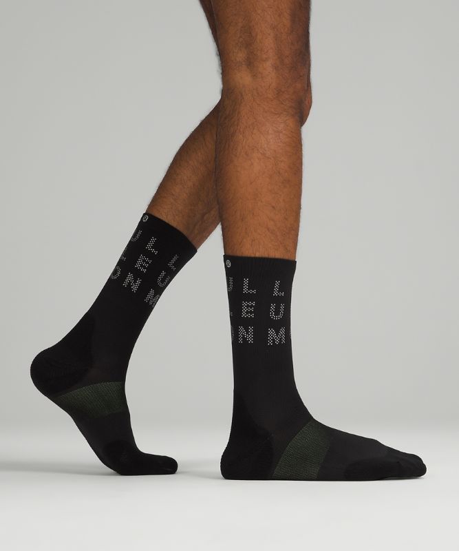 Power Stride Crew-Socken für Männer *Reflektierend