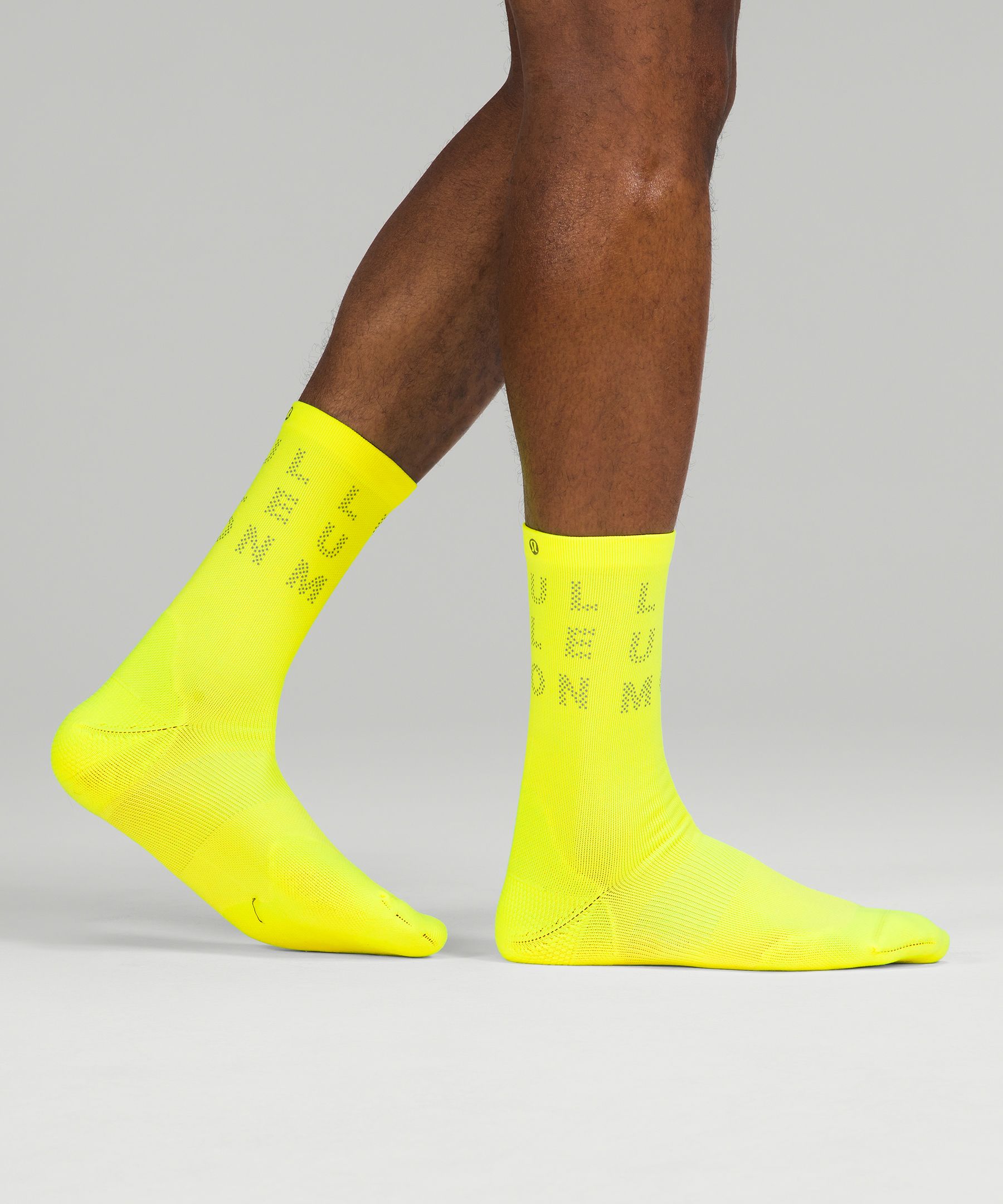 Men's Power Stride Crew Sock *Reflective, Men's Socks