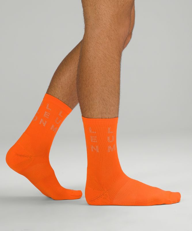Power Stride Crew Socken für Männer *Reflektierend
