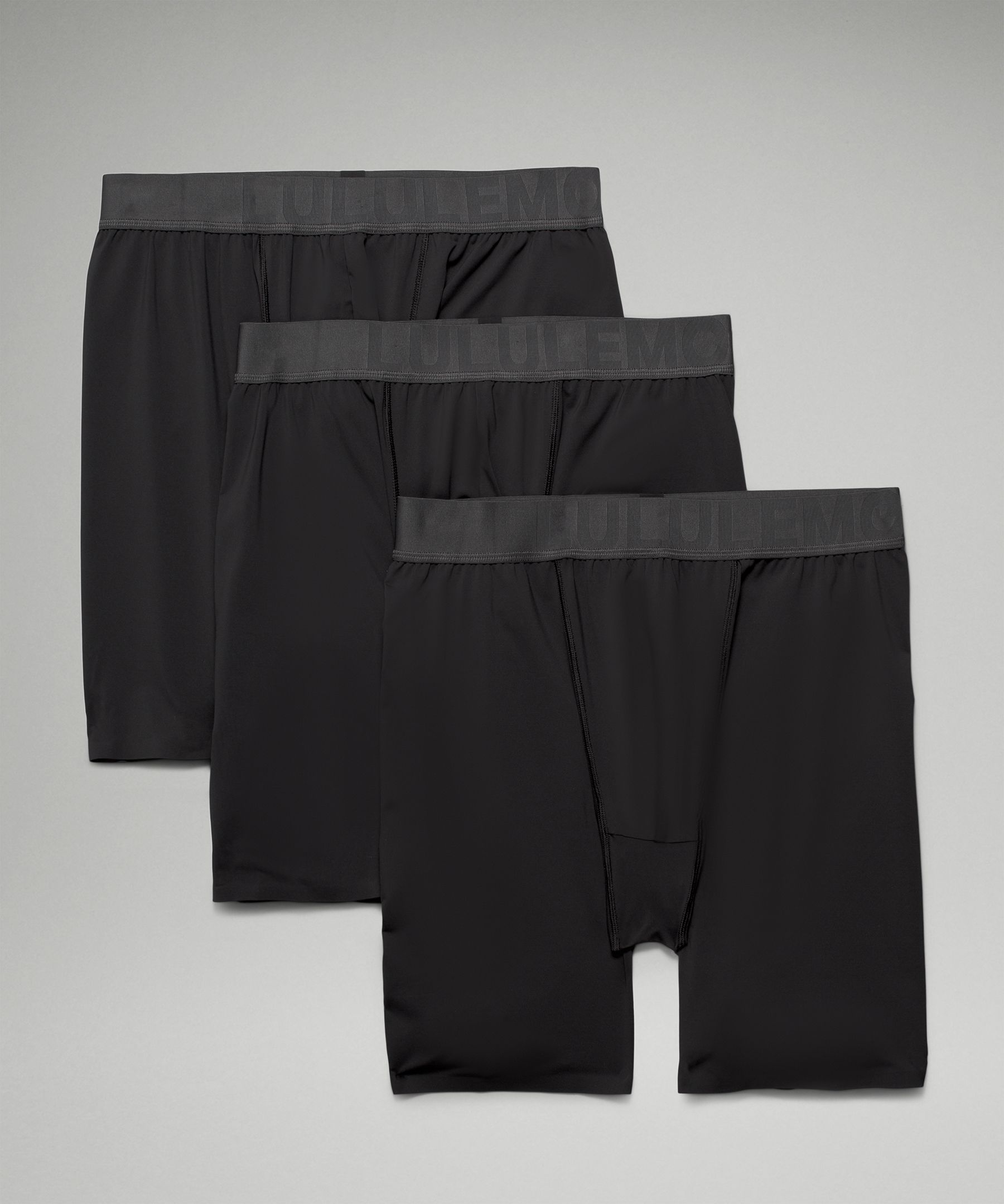 Lululemon athletica Always Motion Long Boxer 7 *3 Pack, Men's Underwear