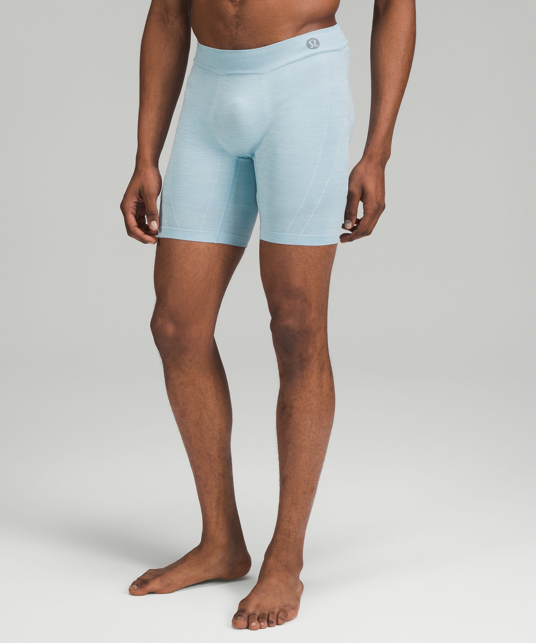 Lululemon Rapid Vent Tech Boxer 7 - Heathered Symphony Blue - lulu fanatics