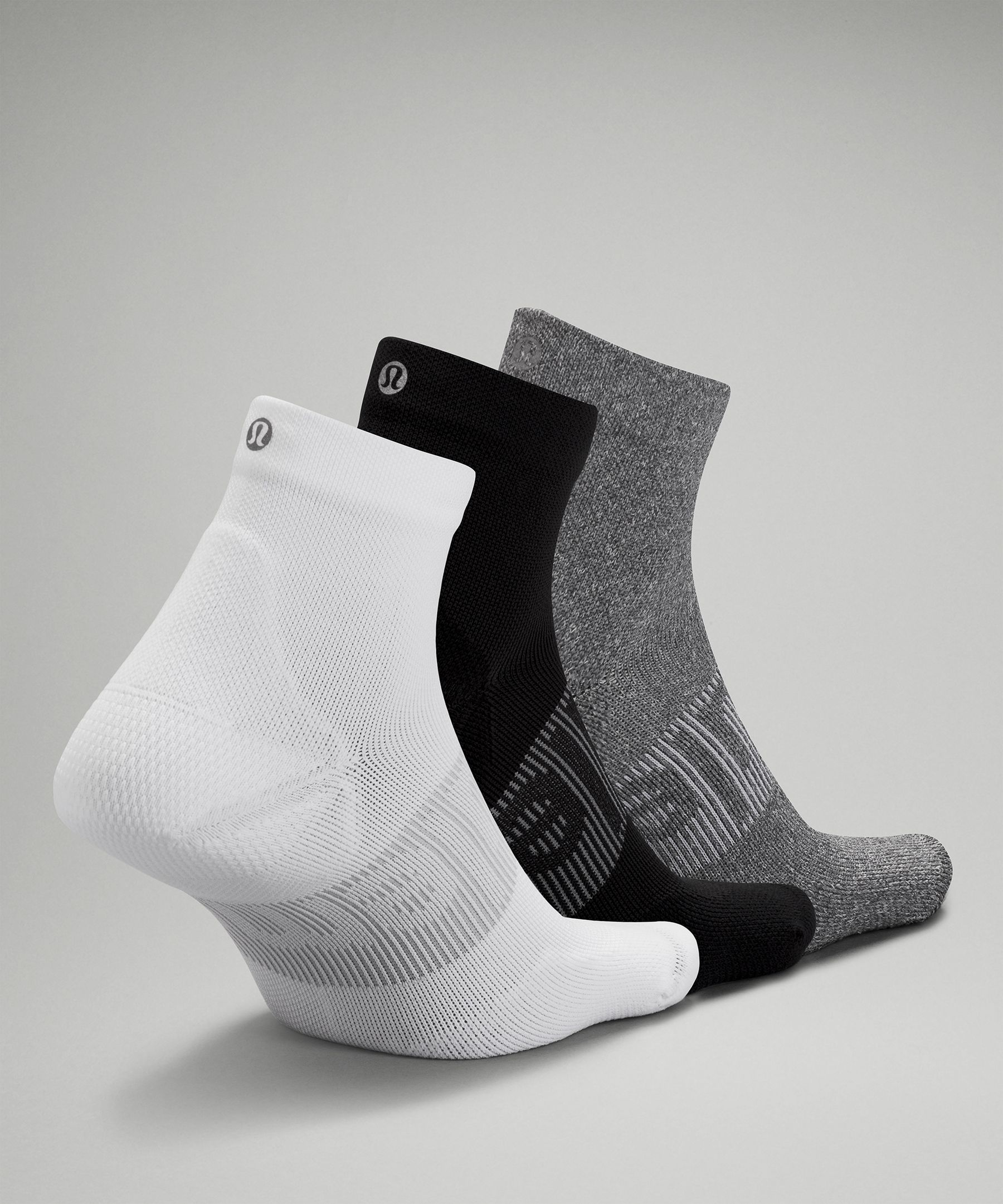 Shop Lululemon Power Stride Ankle Socks 3 Pack