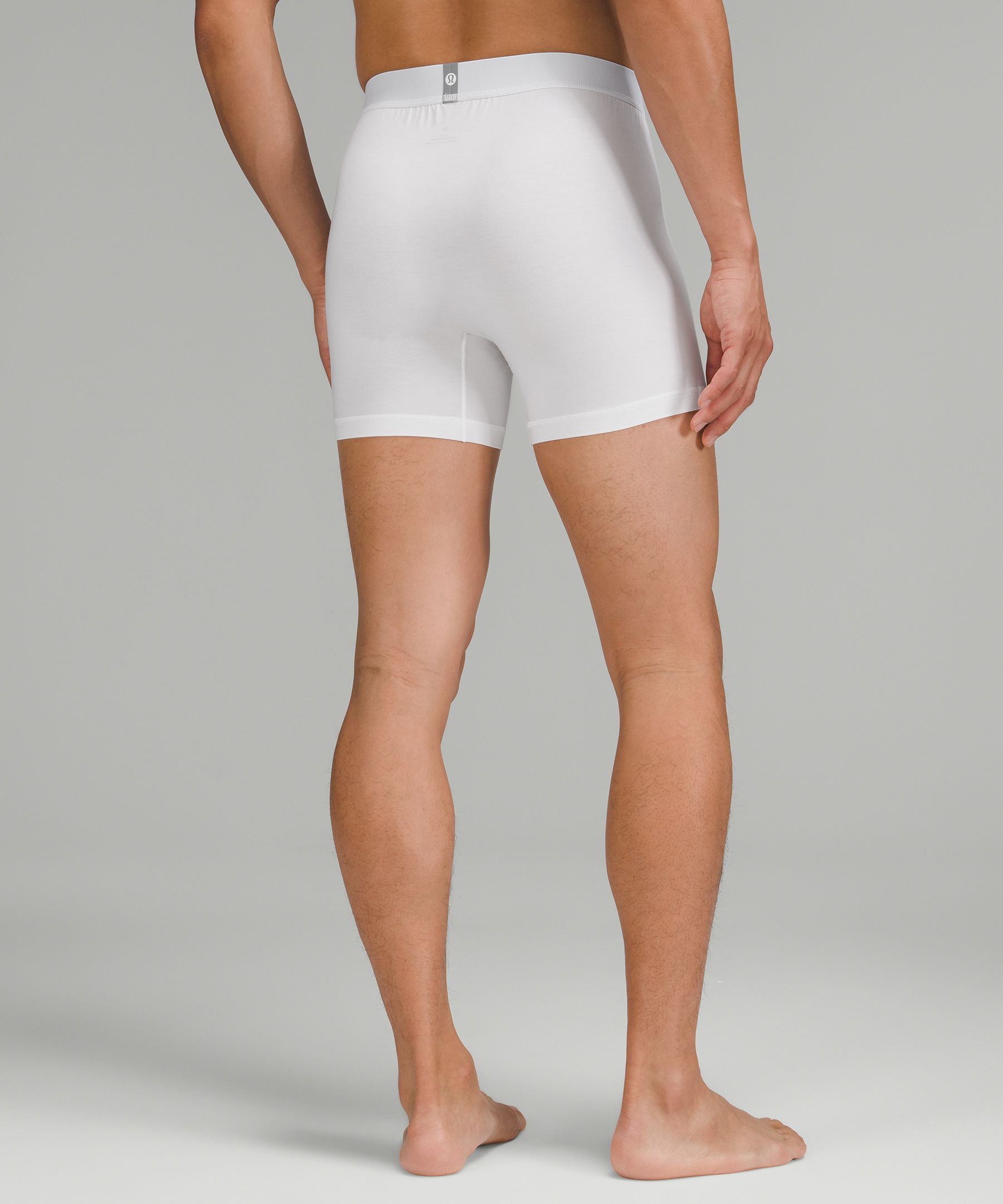 Shop Lululemon Always In Motion Boxers 5" In White