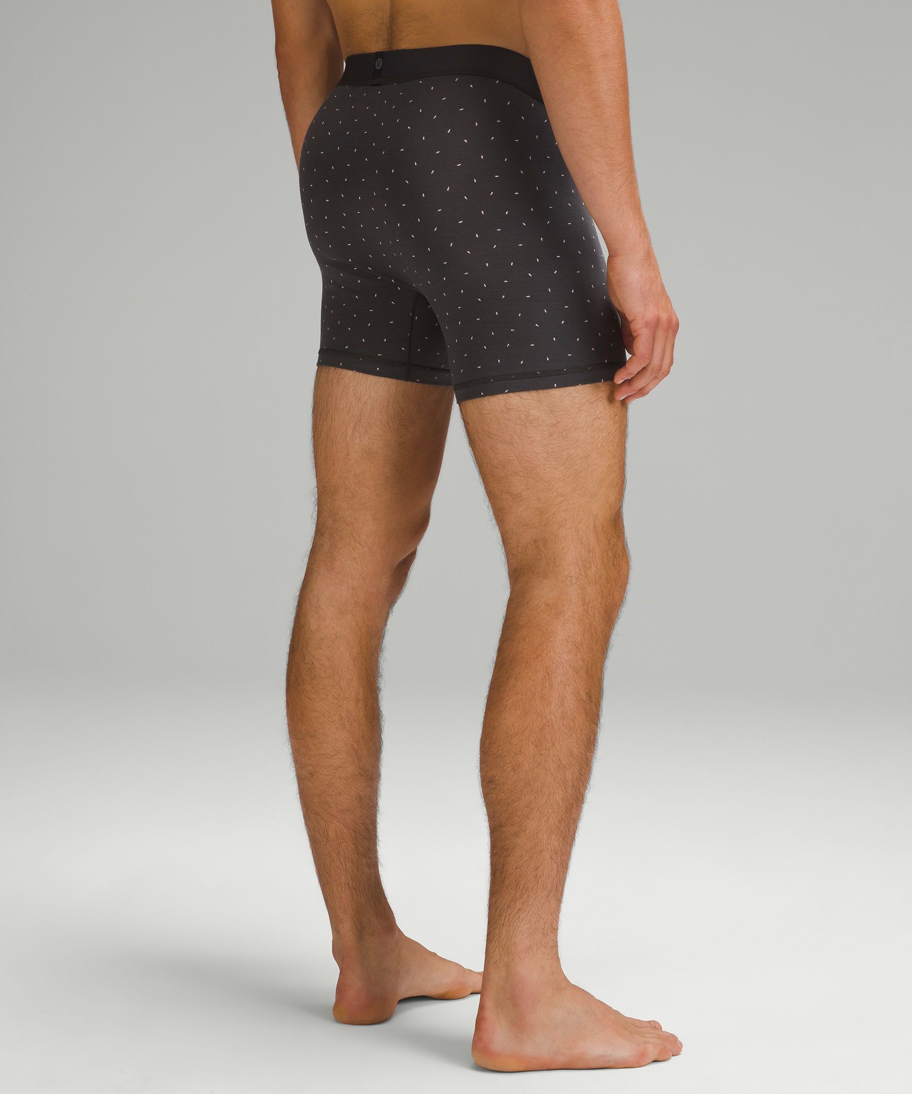 Lululemon Always In Motion Boxers 5 3 Pack In Black/heathered