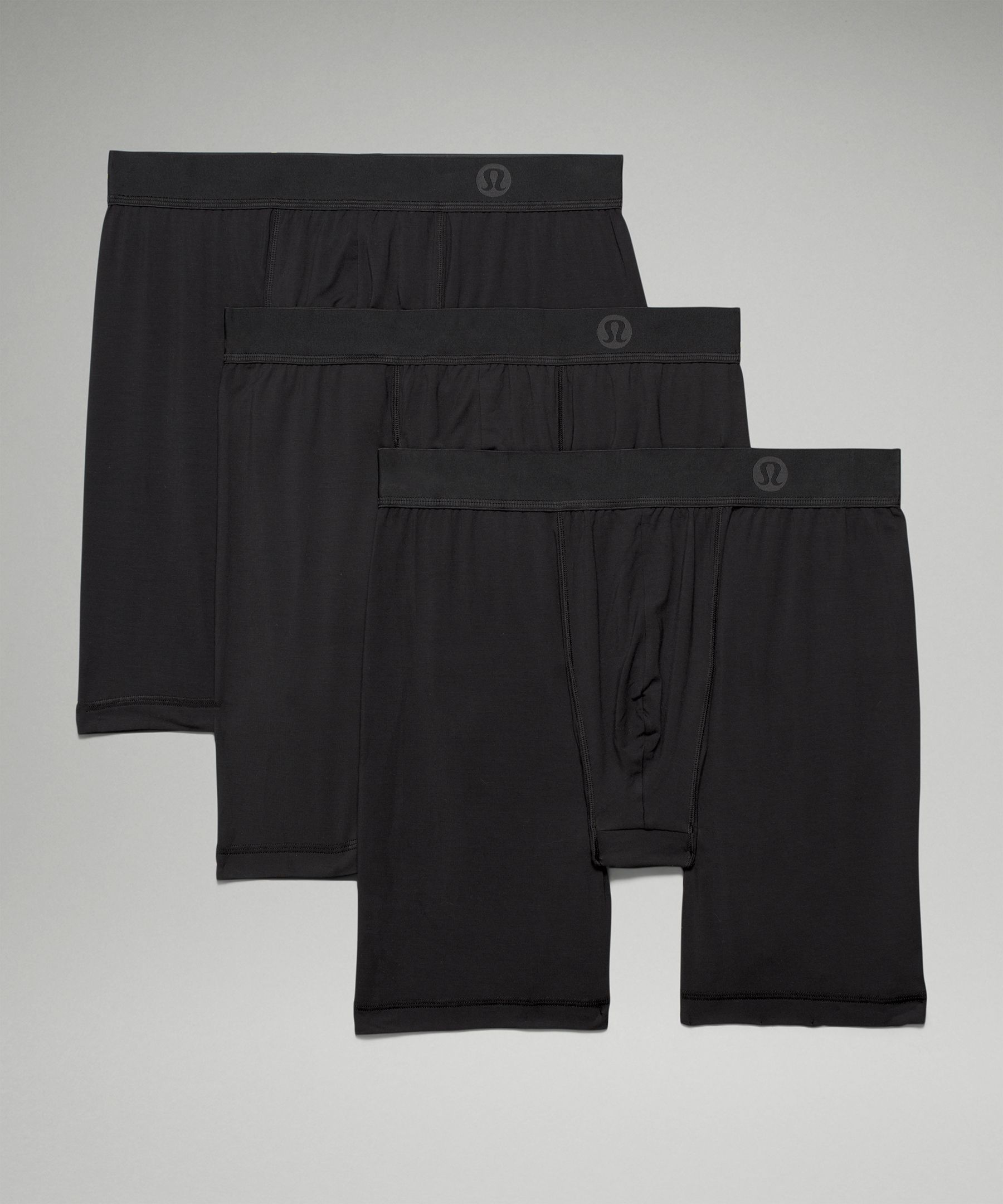 LULULEMON, Always In Motion 3 Pack Boxers, Men, Black/Grey/Navy