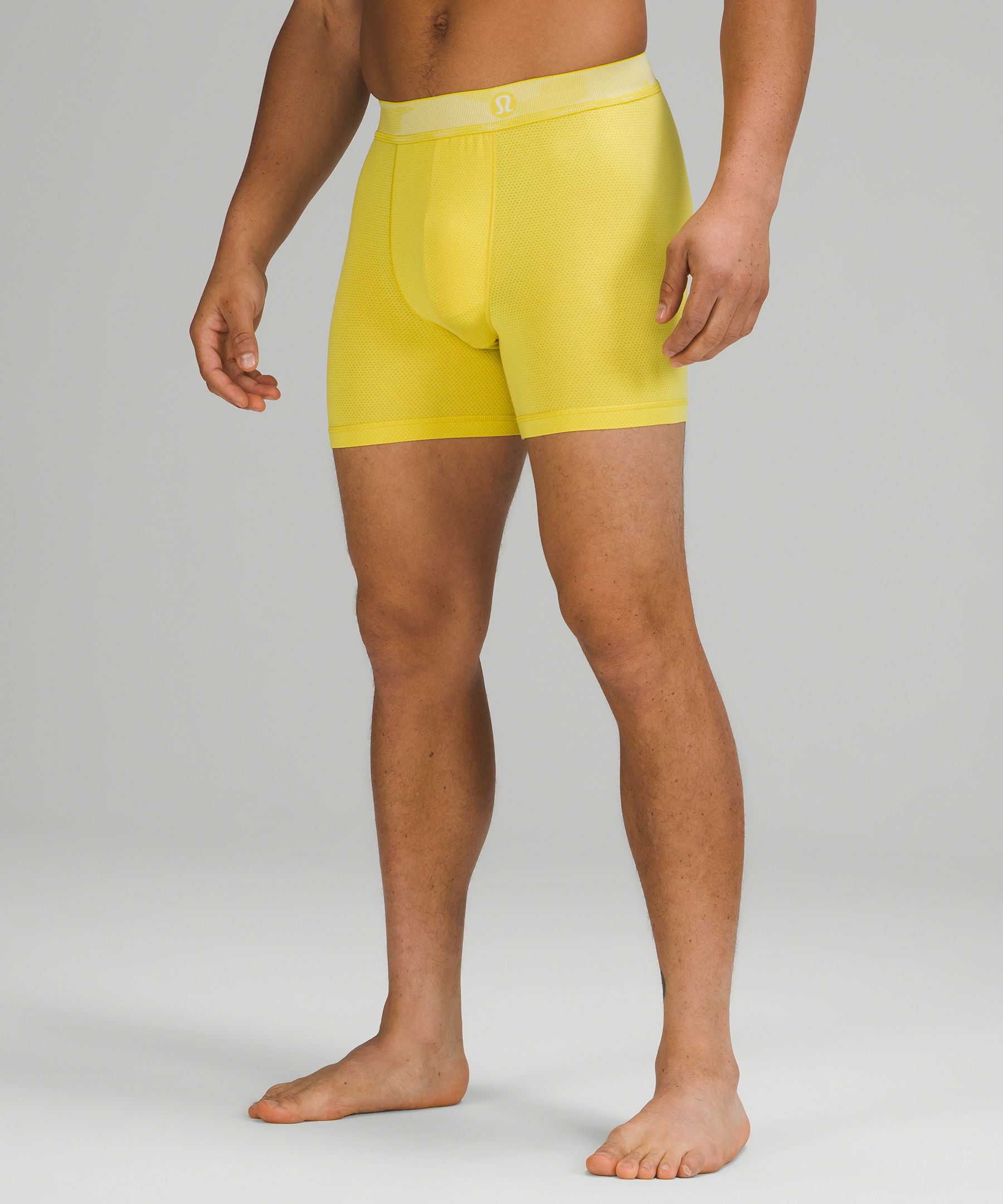 Lululemon Always In Motion Boxers Mesh 5" In Soleil