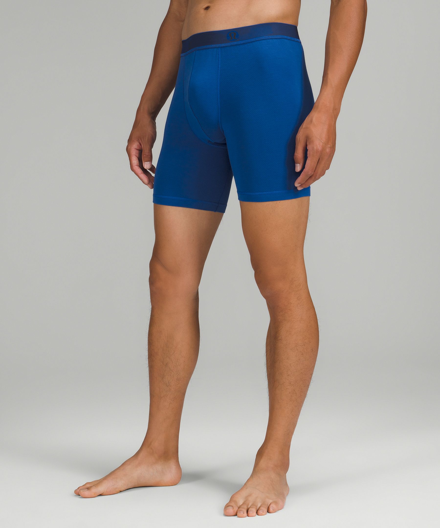 Lululemon Always In Motion Boxers Mesh 7" In Symphony Blue