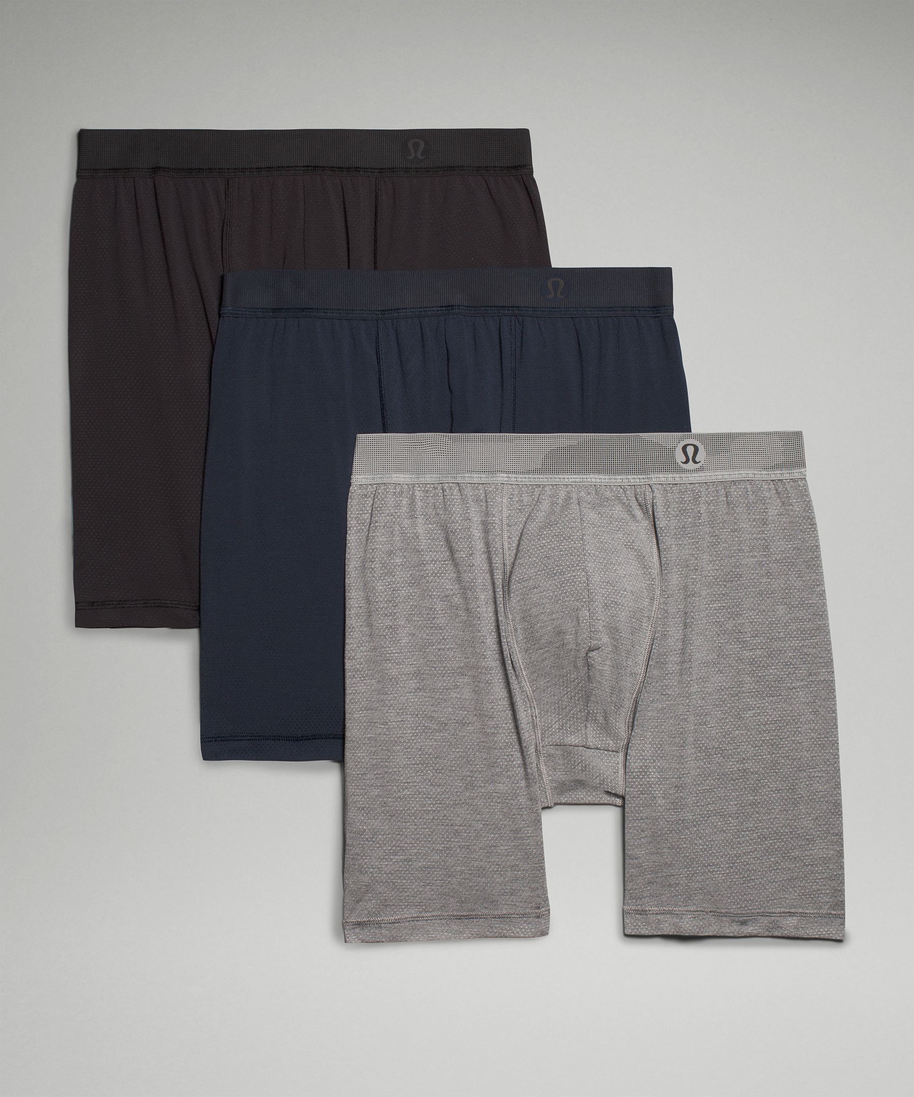 LULULEMON Always in Motion Three-Pack Stretch-Modal Jersey Boxer Briefs for  Men