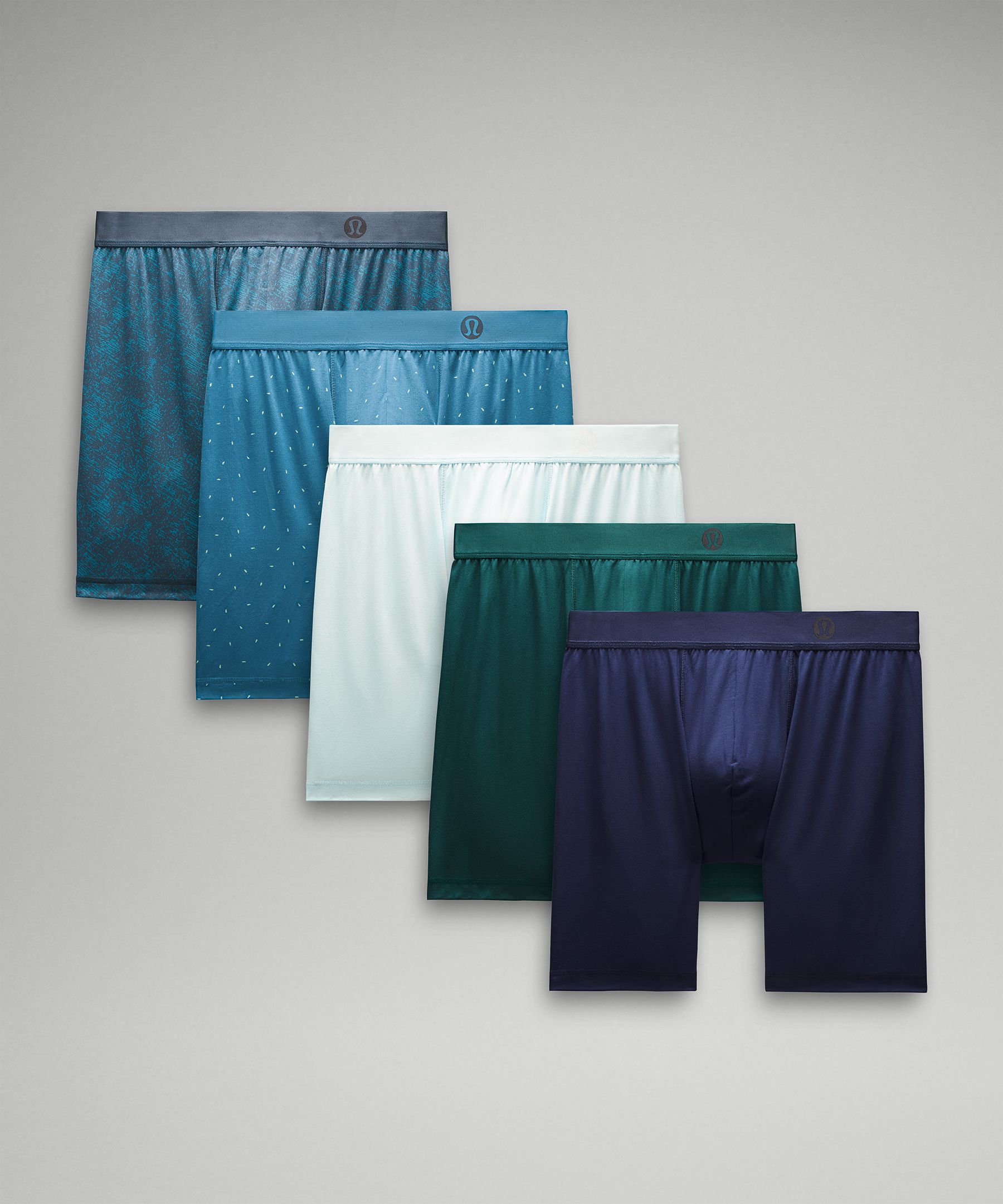 Lululemon Always In Motion Long Boxers 7" 5 Pack