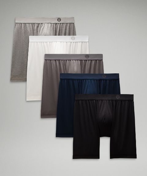 Lululemon Always In Motion Long Boxer 7" *5 Pack