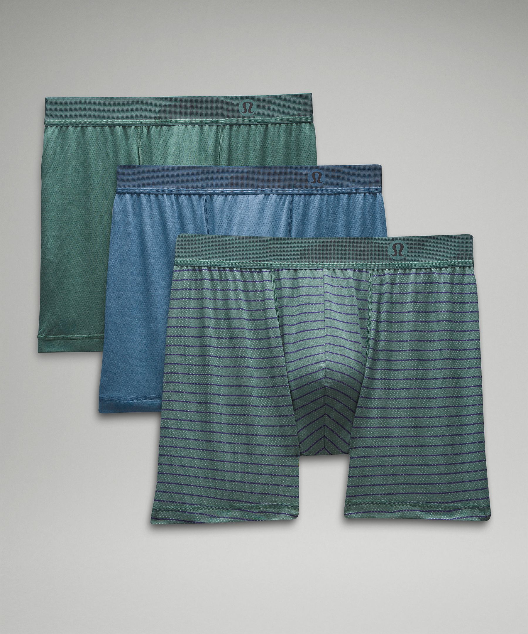 Lululemon Always In Motion Mesh Boxers 5" 3 Pack