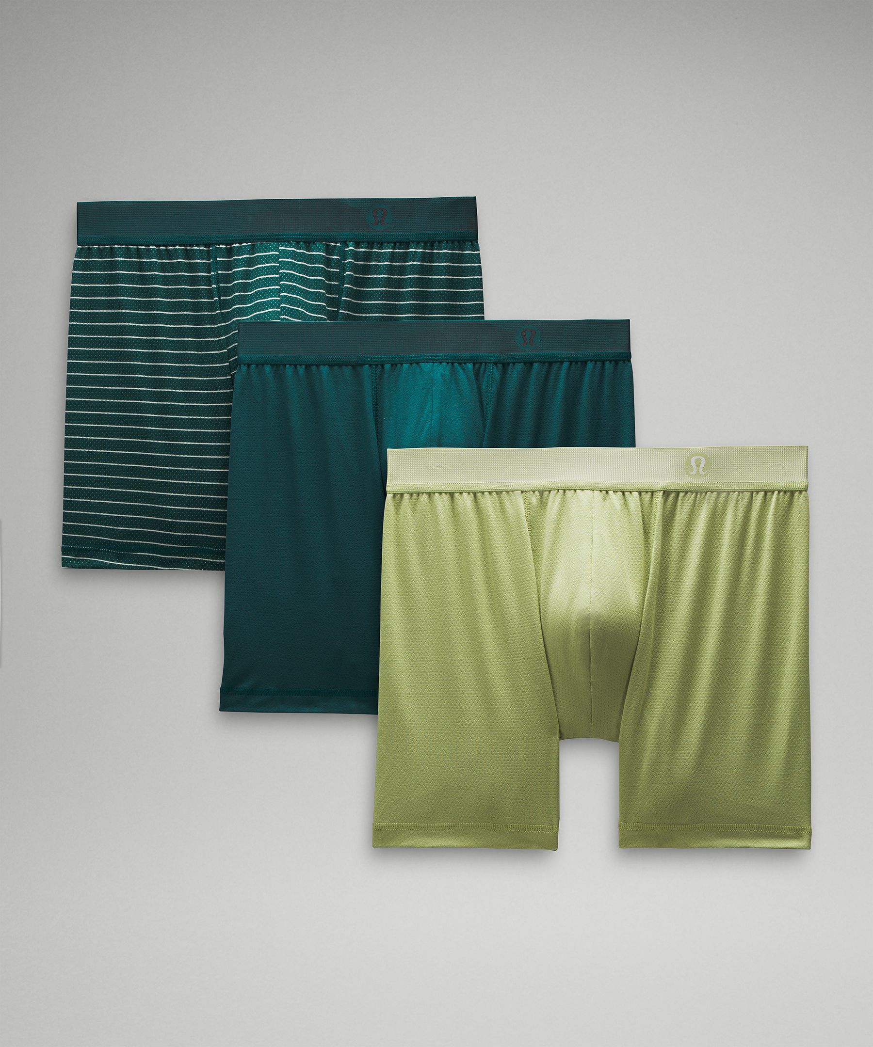 Always In Motion Mesh Boxer 5 *3 Pack, Men's Underwear