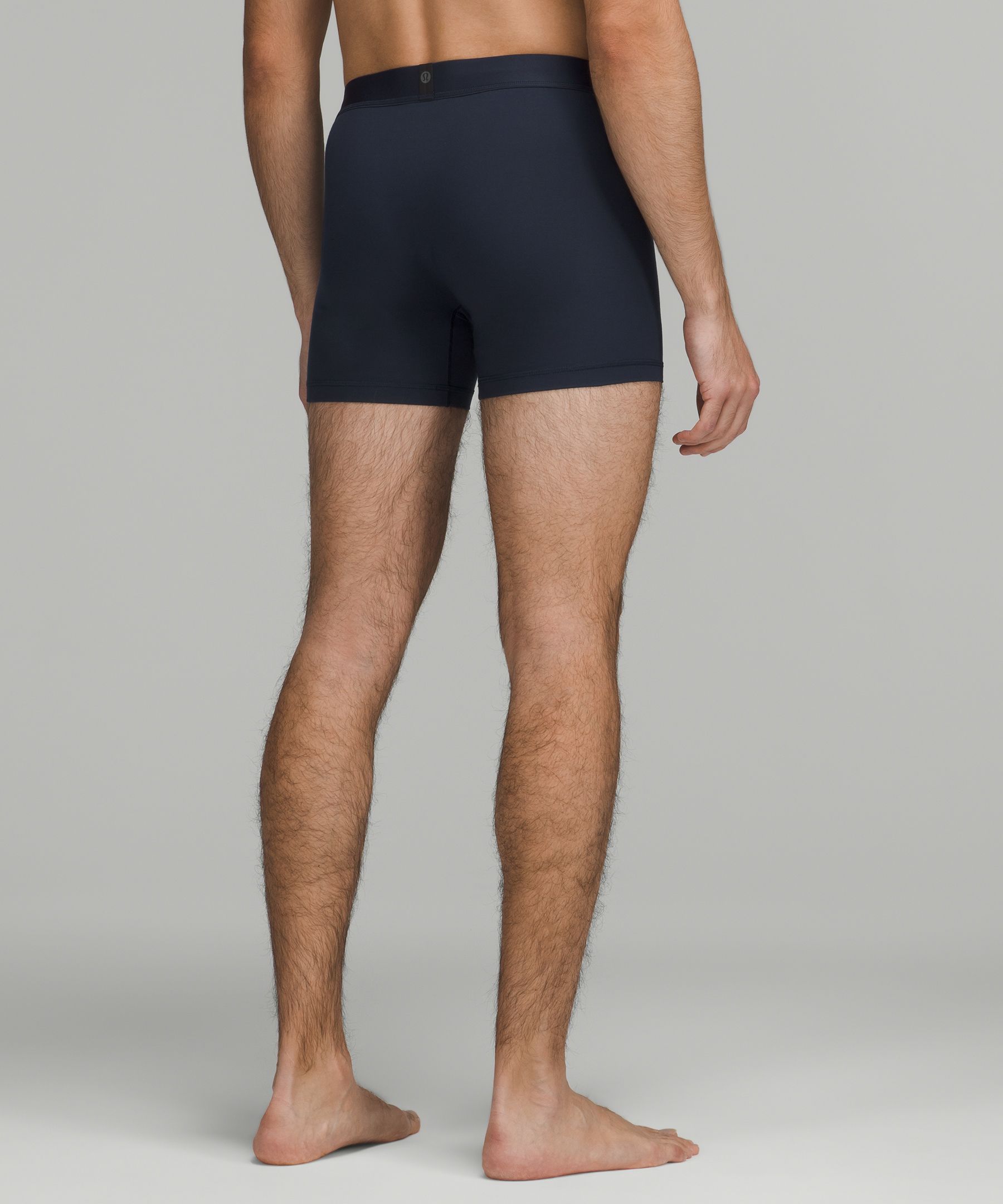 Shop Lululemon Always In Motion Boxers With Fly 5" 3 Pack In Black/heathered Core Medium Grey/true Navy