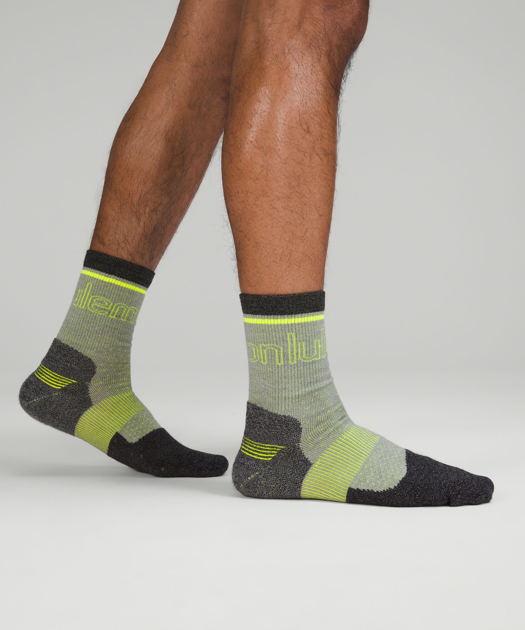 Lululemon athletica Men's Power Stride Hiking Crew Sock, Socks