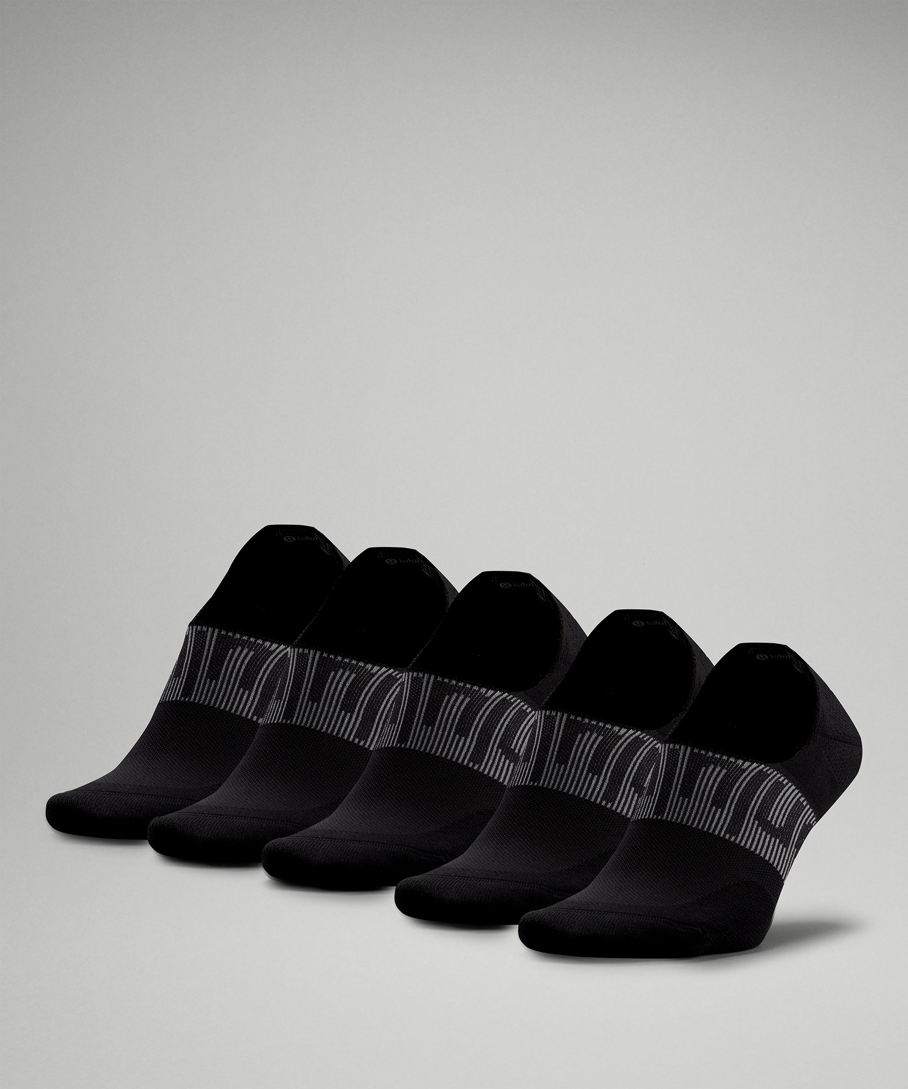 Lululemon Power Stride No-Show Sock with Active Grip 5 Pack