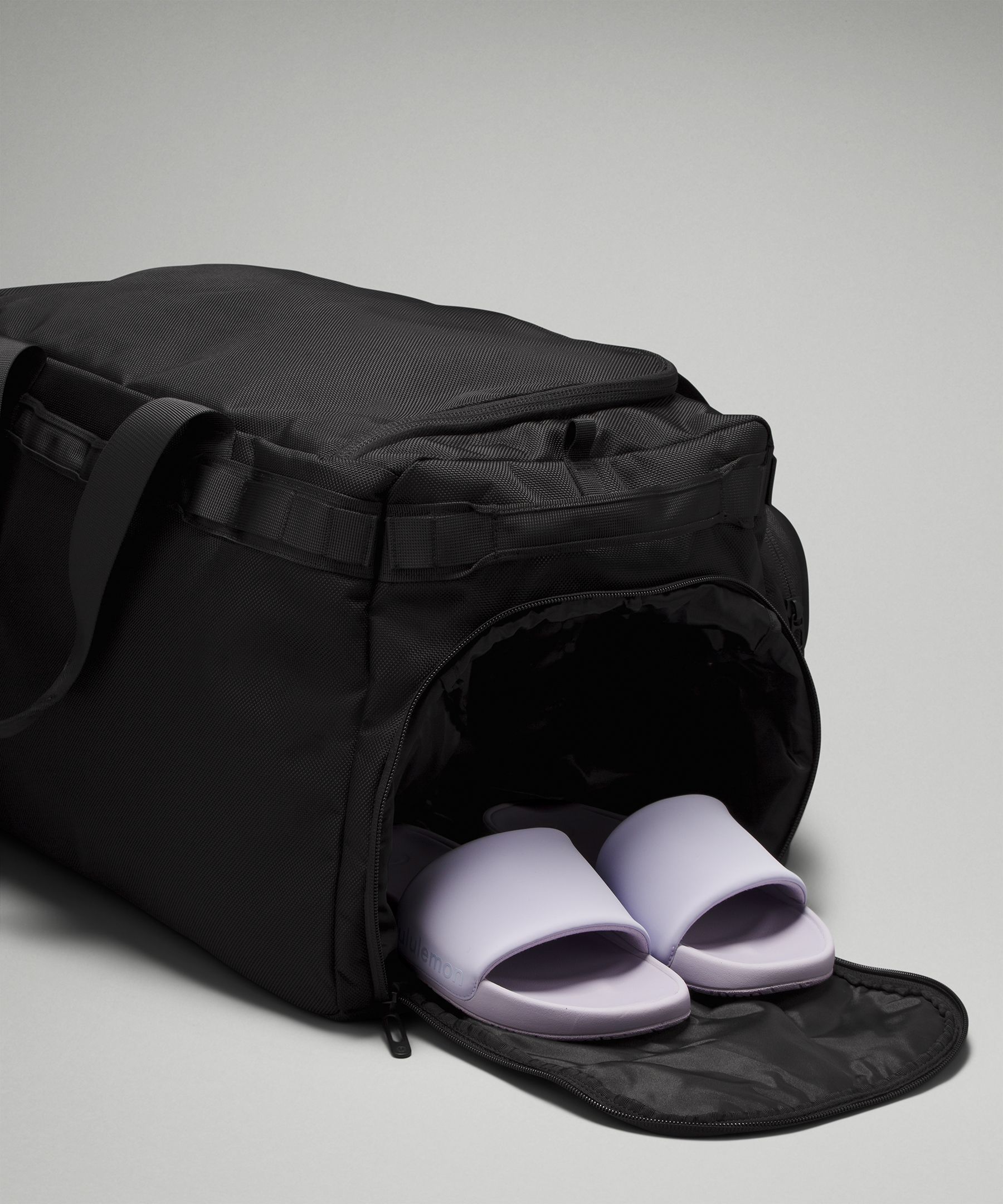 LULULEMON Black Nylon Duffel/Gym Bag