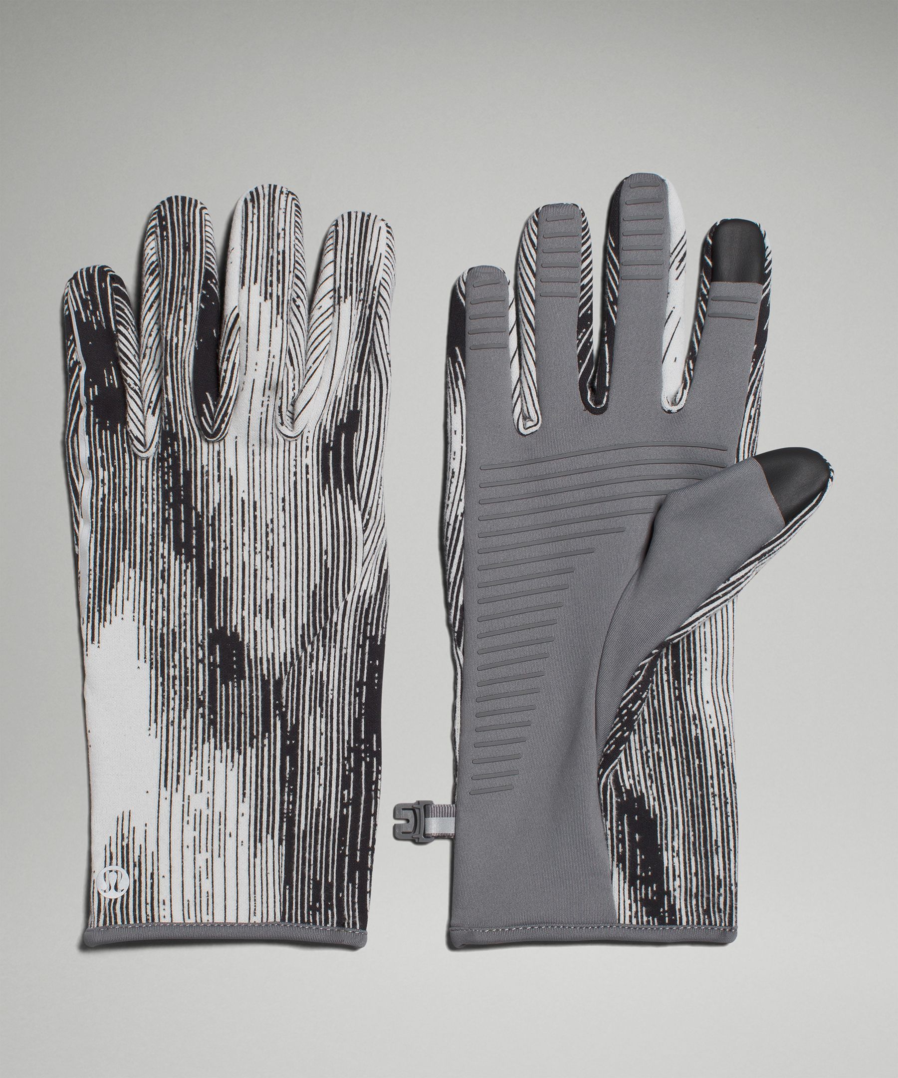 Gants running réfléchissants - Noir - HOMME