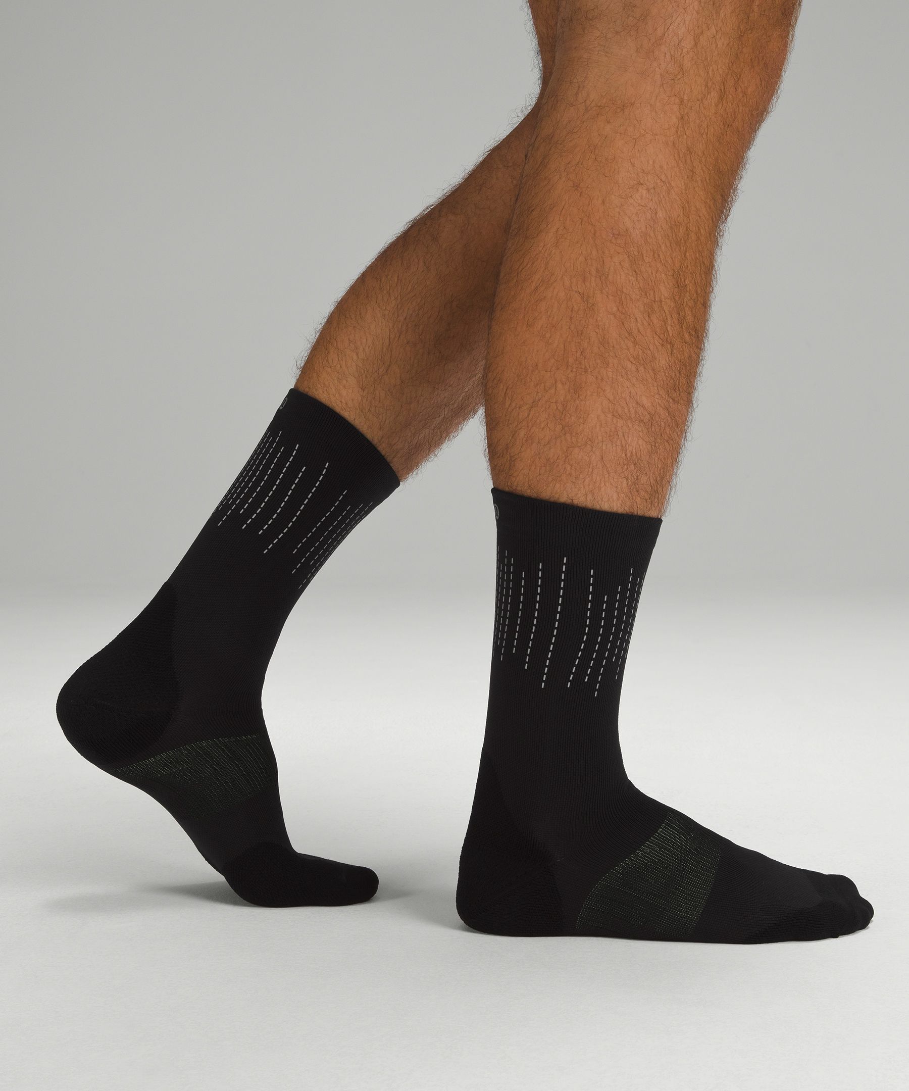 Lululemon Power Stride Crew Socks Reflective