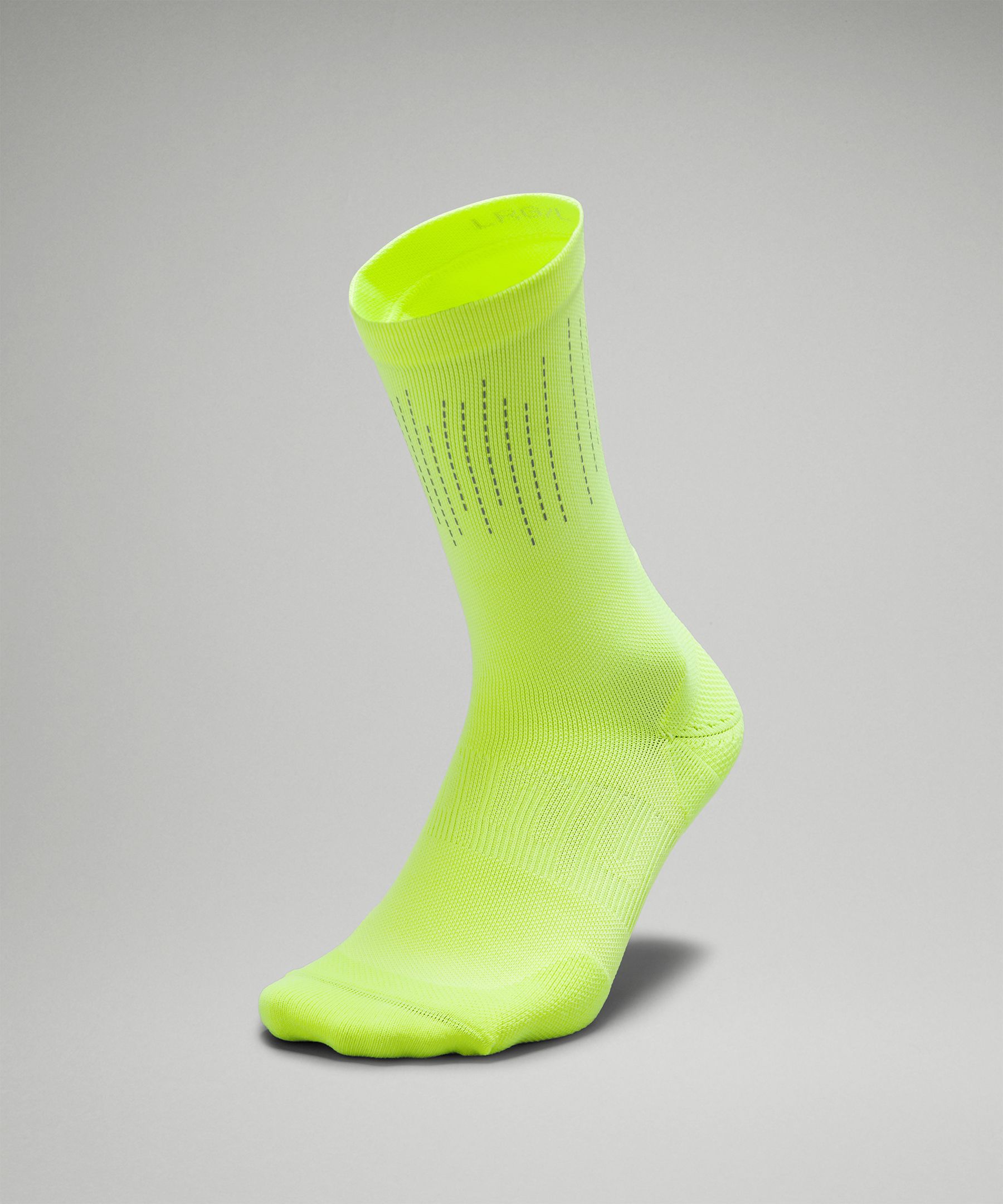 Shop Lululemon Power Stride Crew Socks Reflective