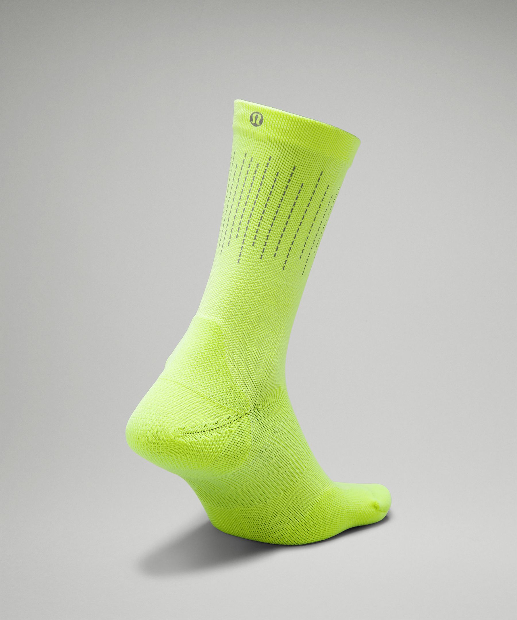 Shop Lululemon Power Stride Crew Socks Reflective