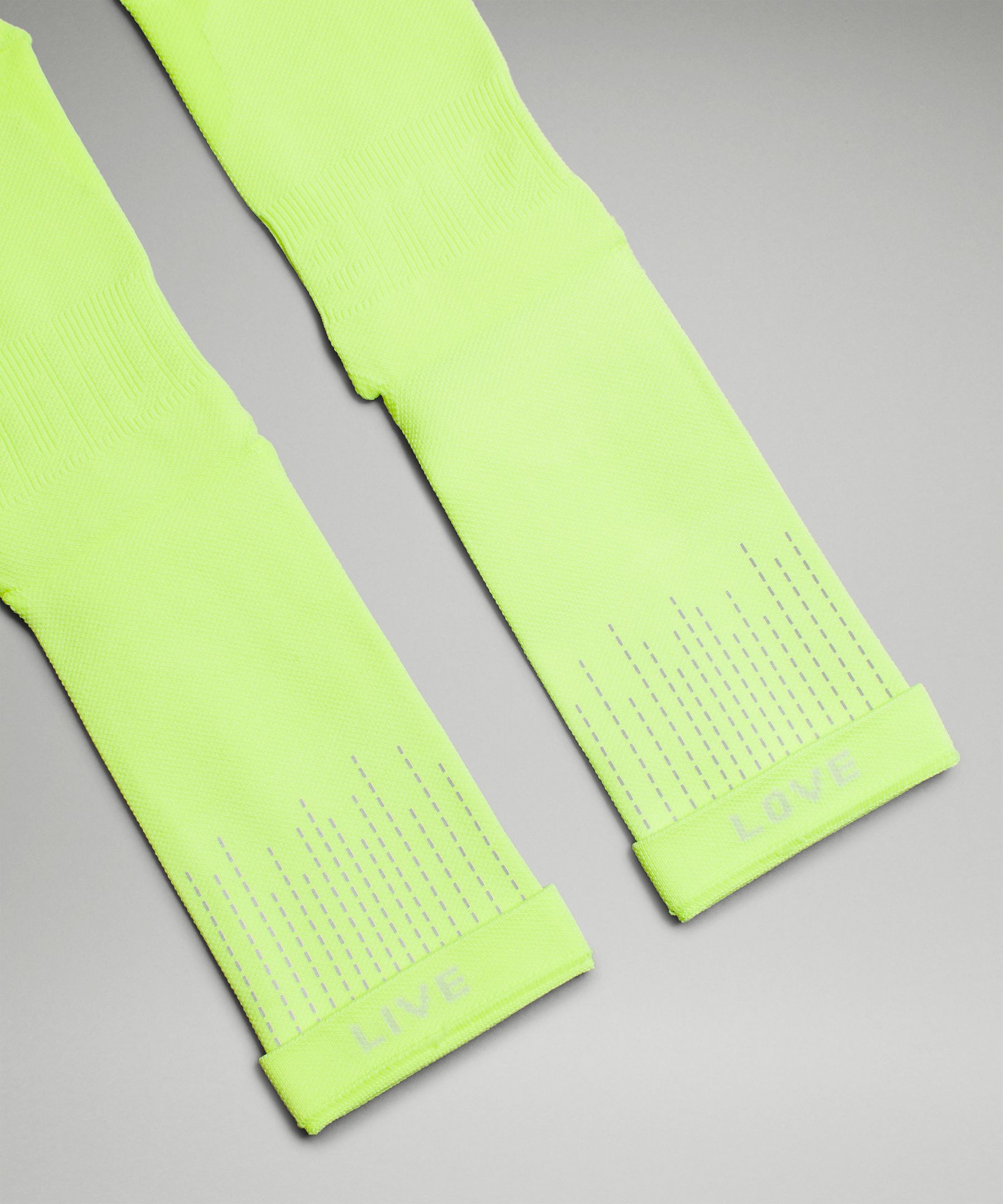 Shop Lululemon Power Stride Crew Socks Reflective