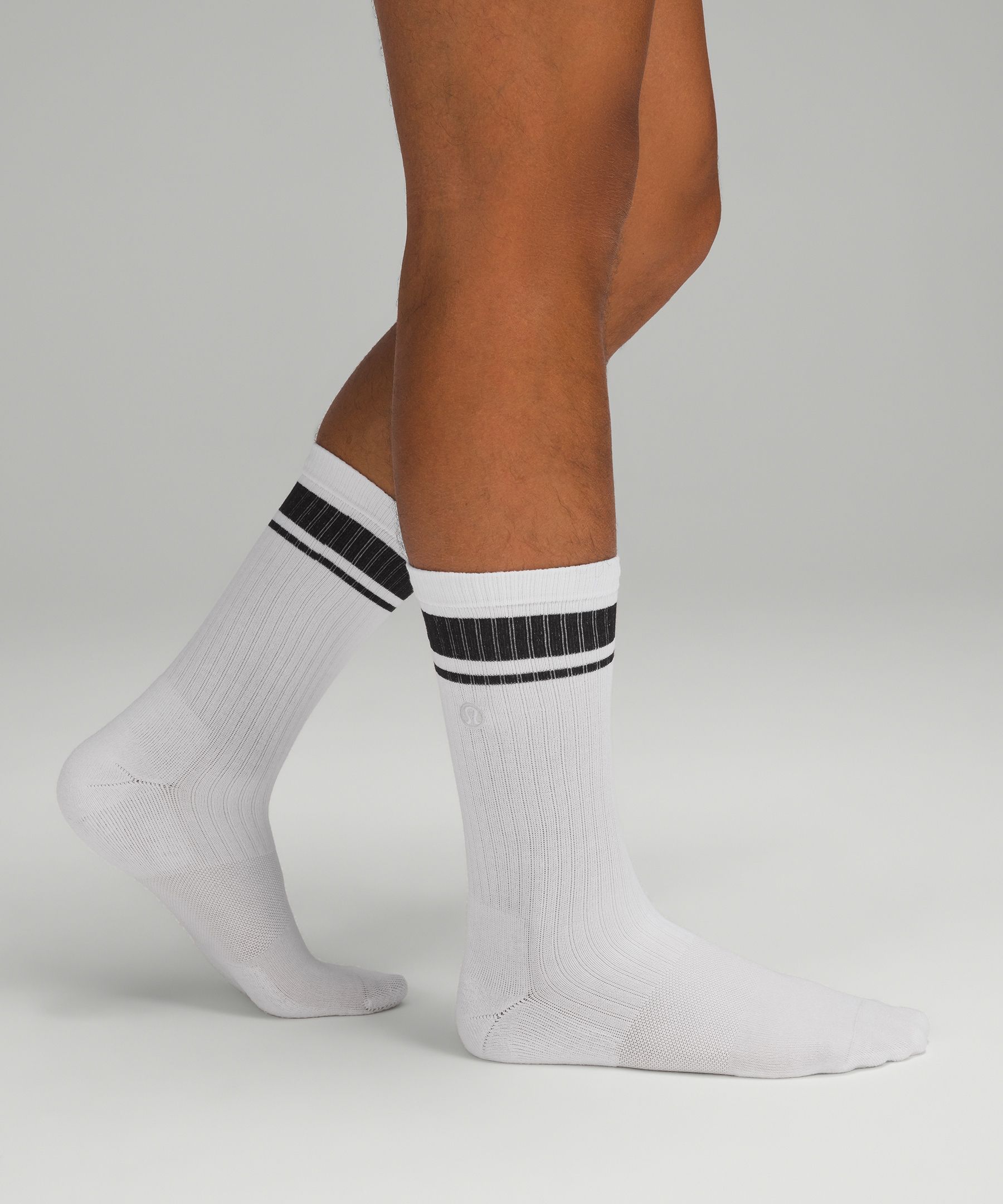 Shop Lululemon Daily Stride Ribbed Comfort Crew Socks