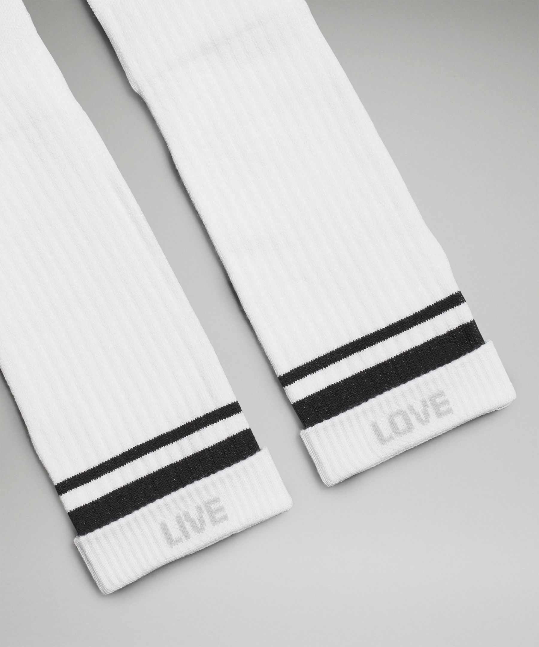 Shop Lululemon Daily Stride Ribbed Comfort Crew Socks