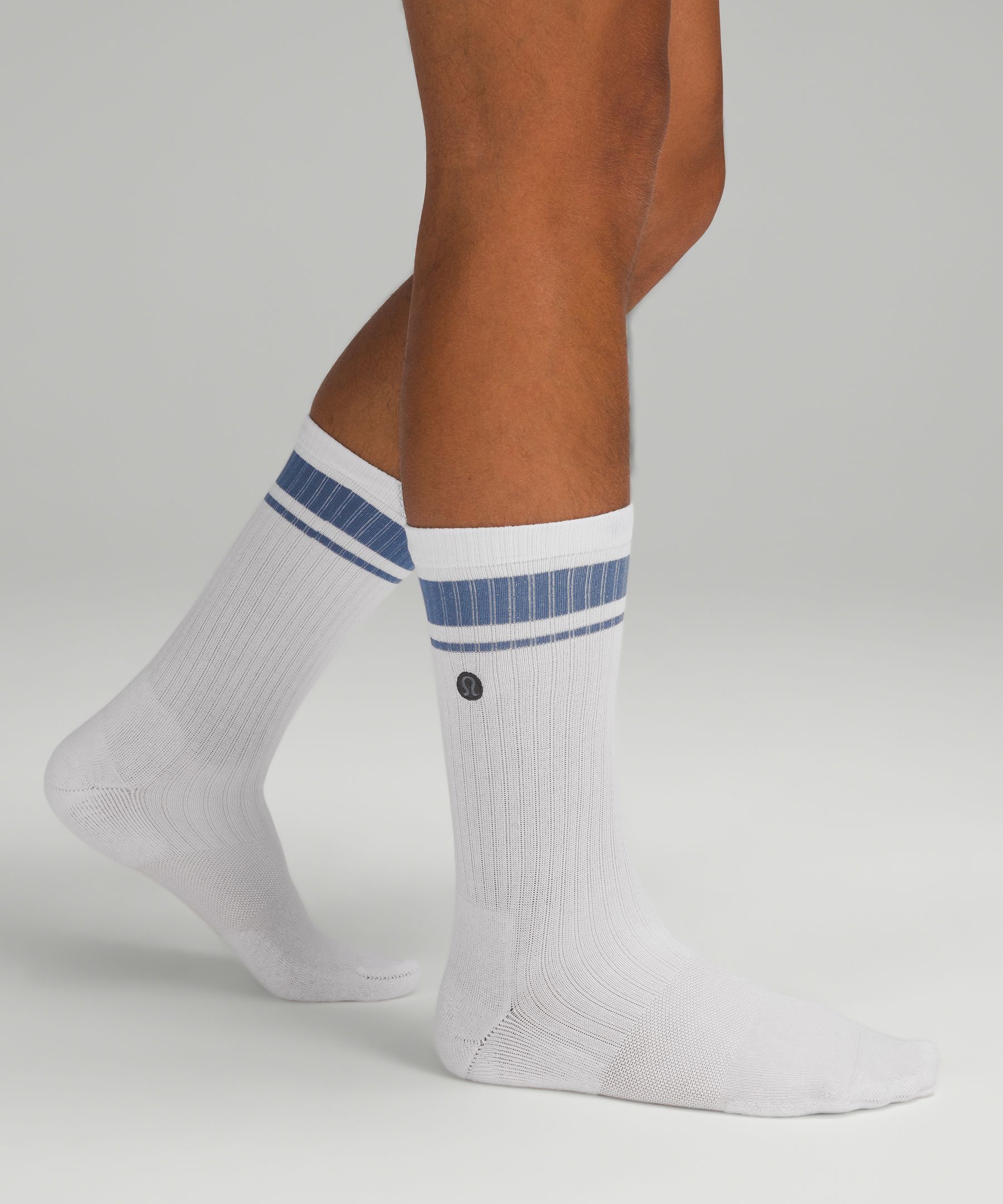 Shop Lululemon Daily Stride Ribbed Comfort Crew Socks