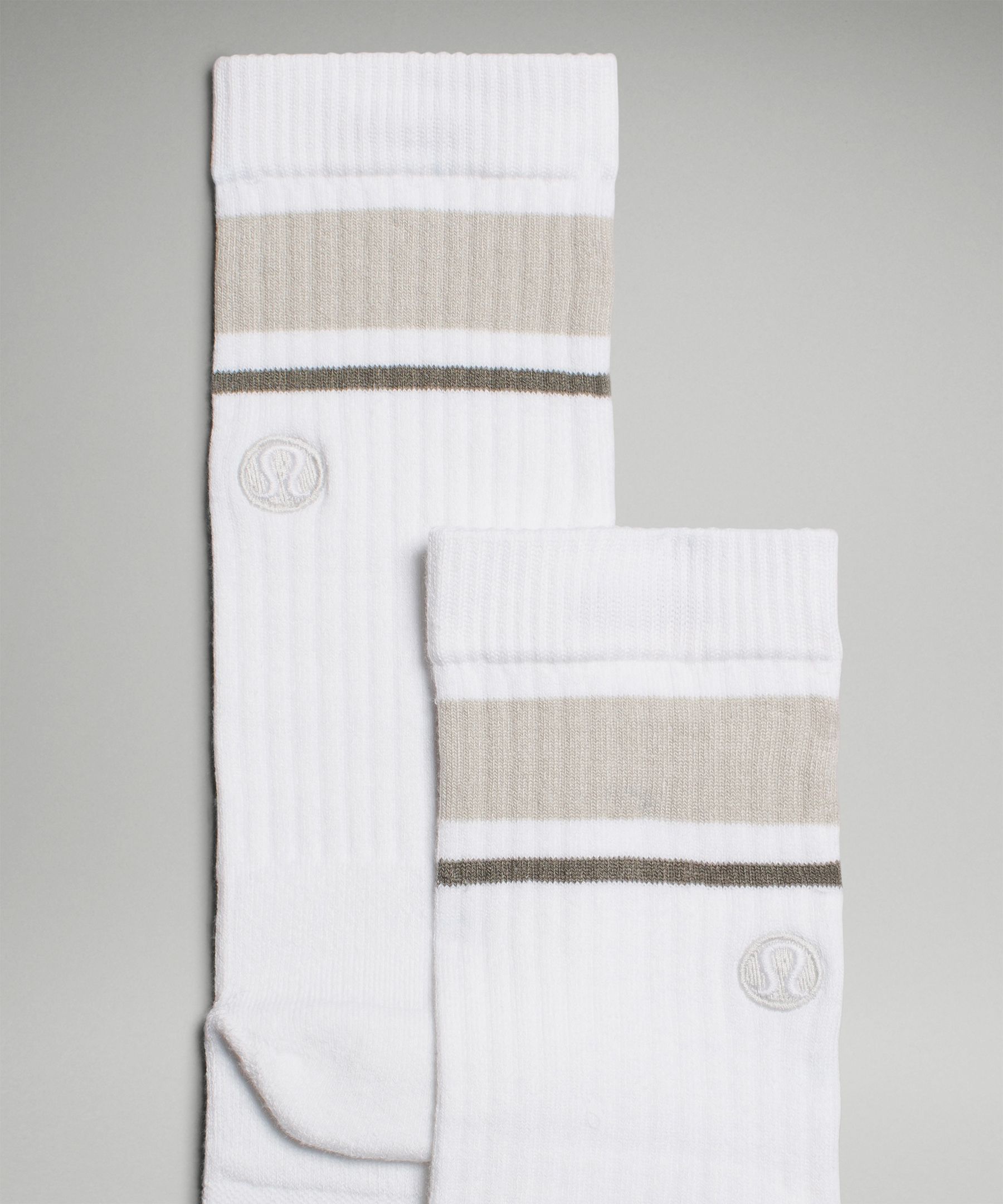 Men's Daily Stride Ribbed Comfort Crew Socks |