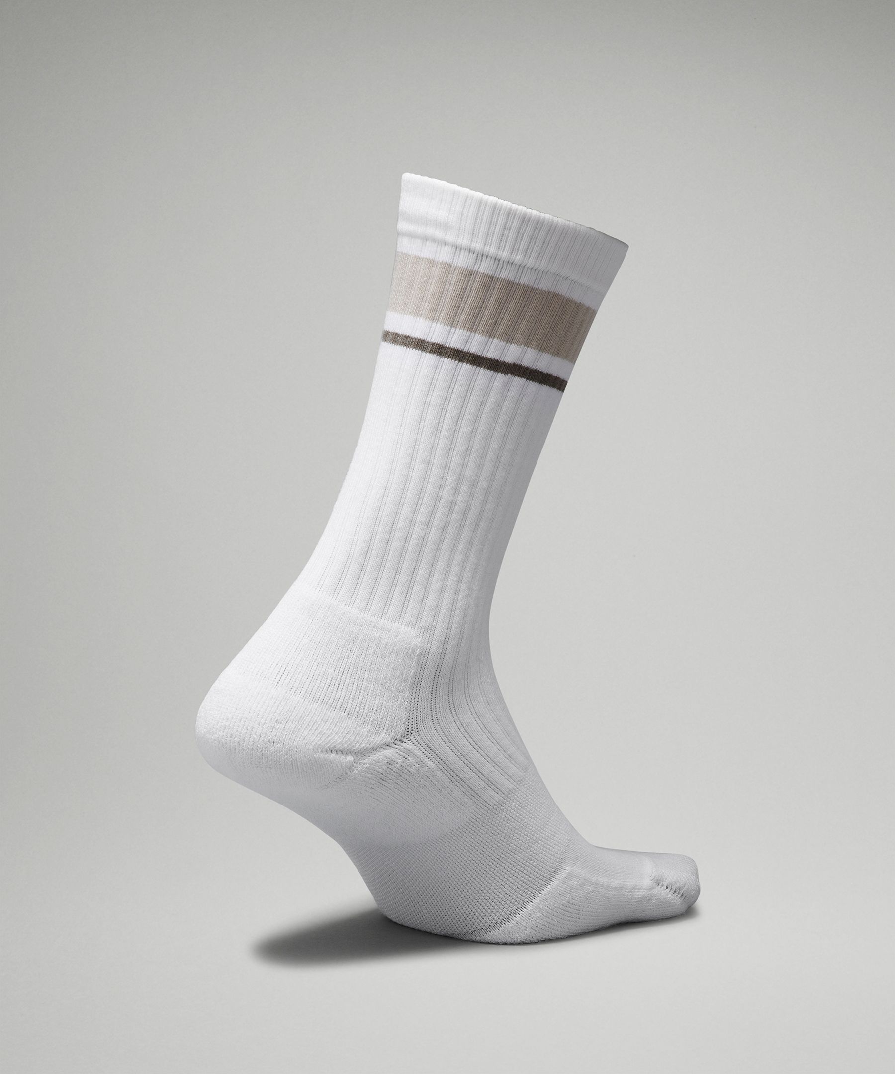 Lululemon Daily Stride Crew Socks Size XL Men's 12.5-14 LM9AJTS White