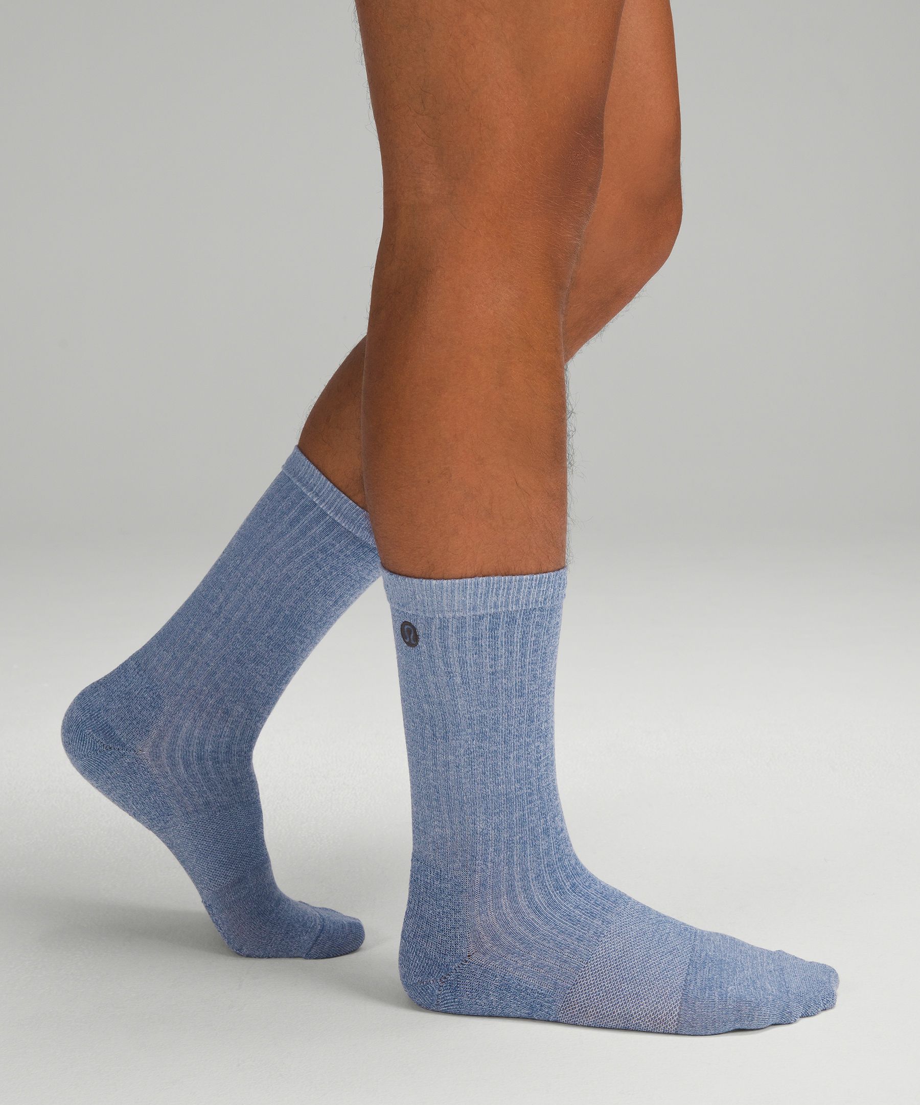 Shop Lululemon Daily Stride Ribbed Comfort Crew Socks