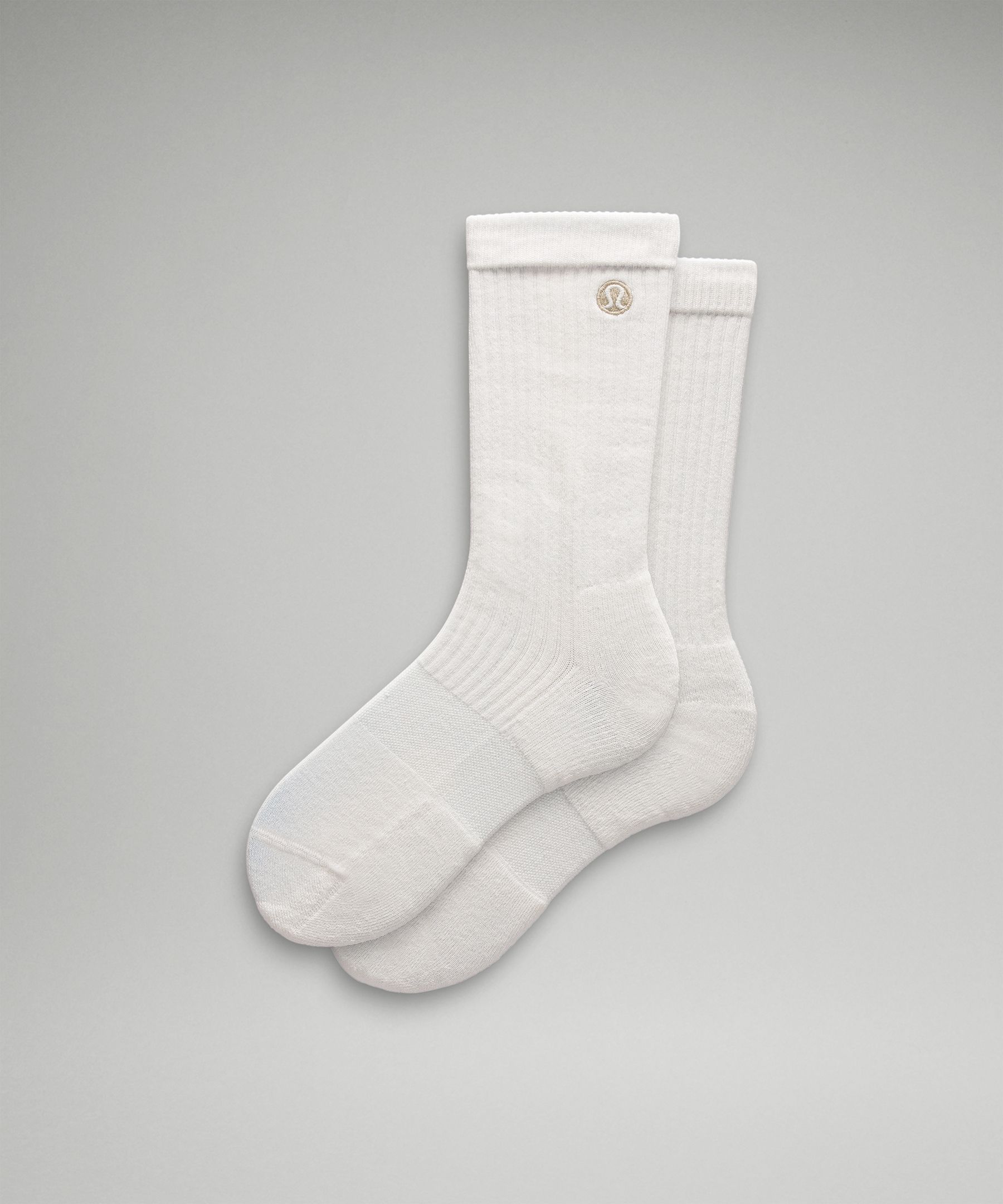 Men's Daily Stride Ribbed Comfort Crew Socks