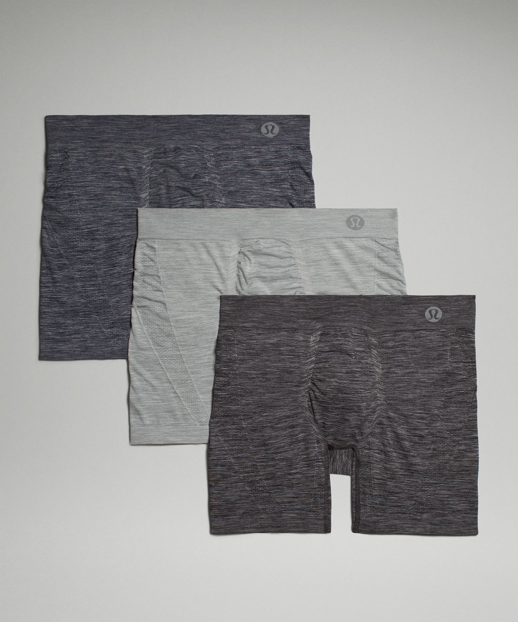 Lululemon athletica Always Motion Long Boxer with Fly 7 *3 Pack, Men's  Underwear