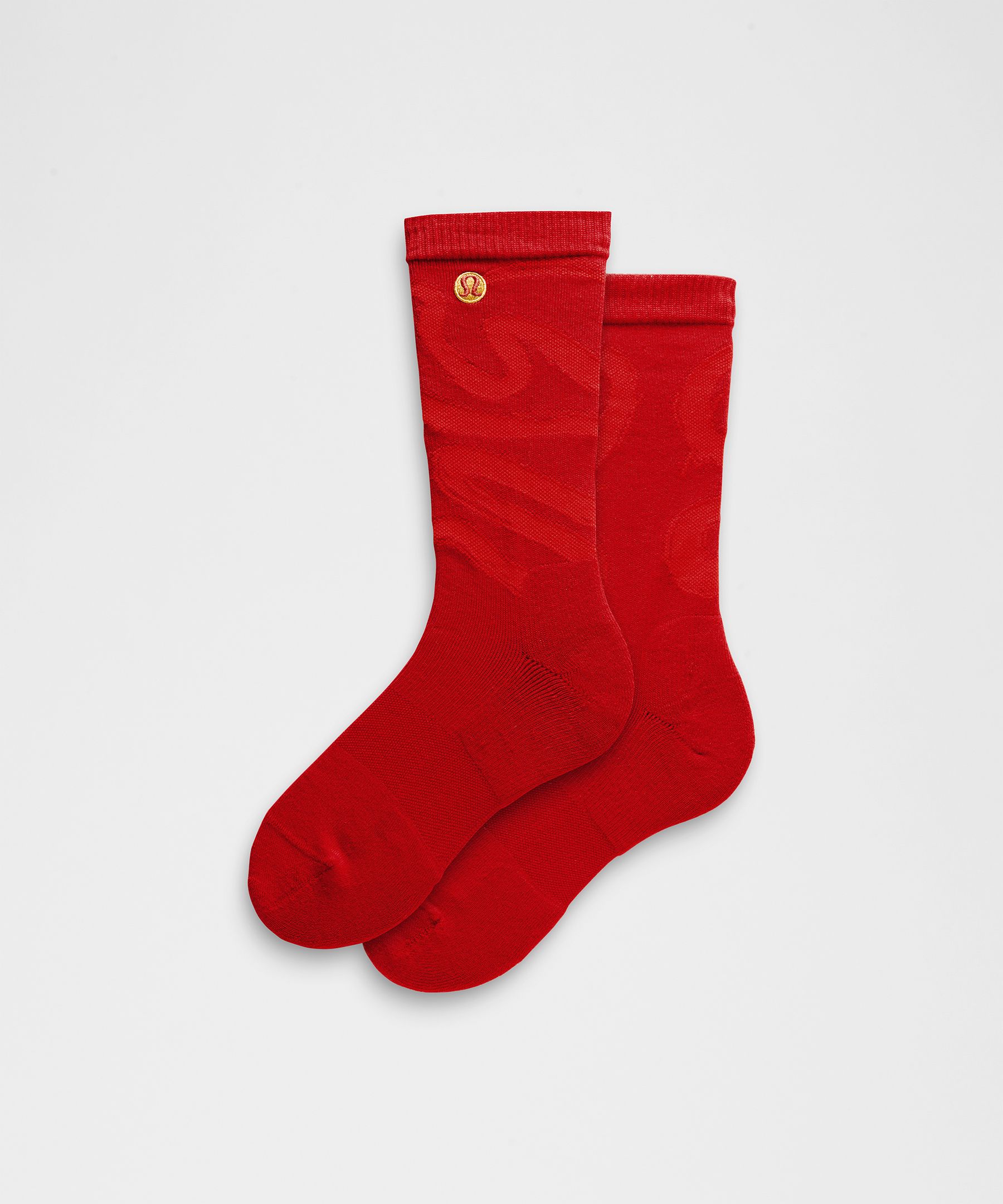 Lunar New Year Men's Daily Stride Comfort Crew Socks