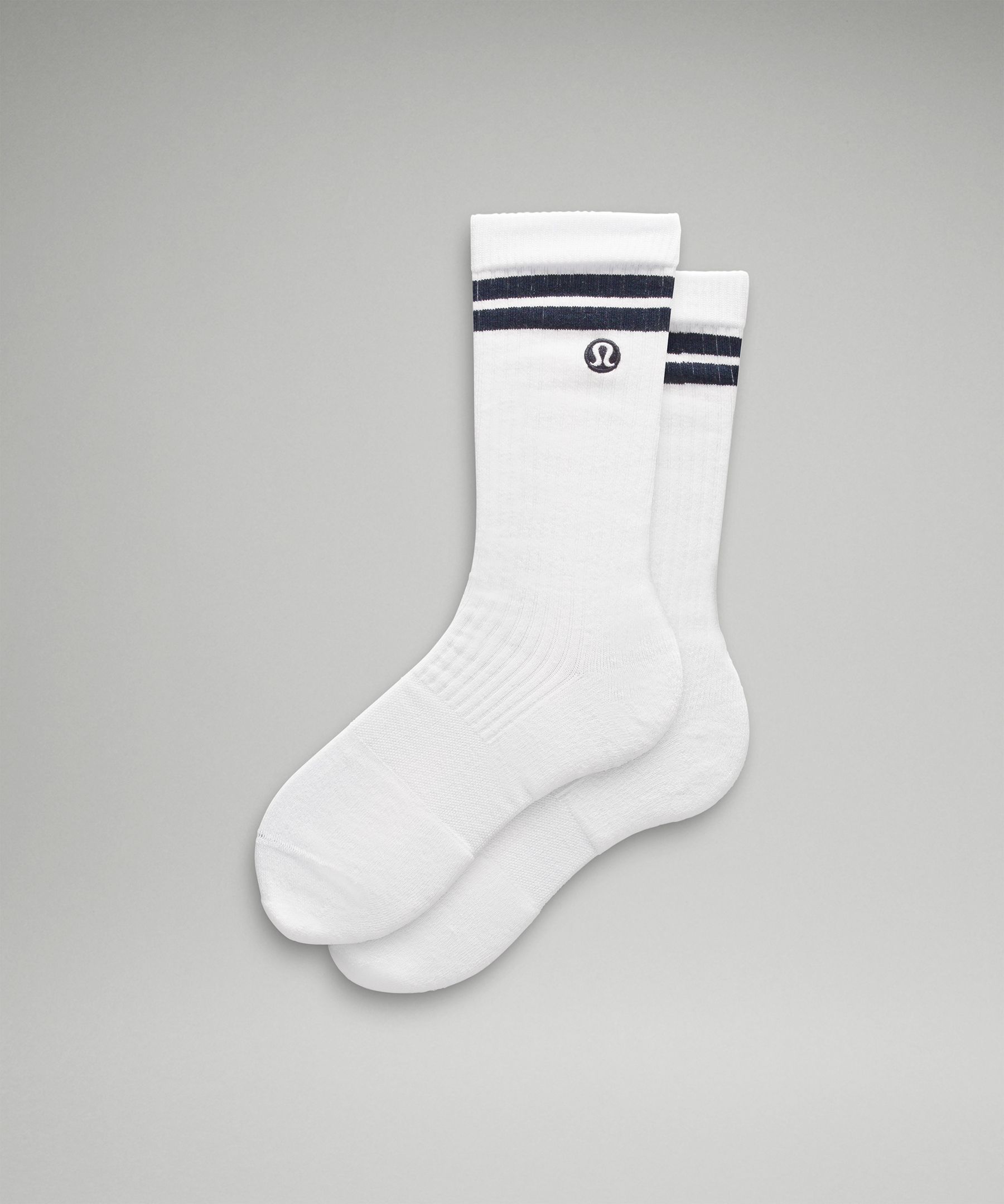 Men's Daily Stride Ribbed Comfort Crew Socks |