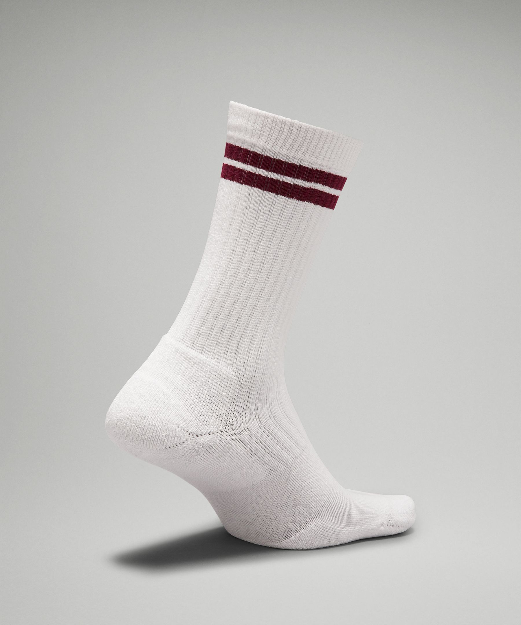 Men's Daily Stride Ribbed Comfort Crew Socks |