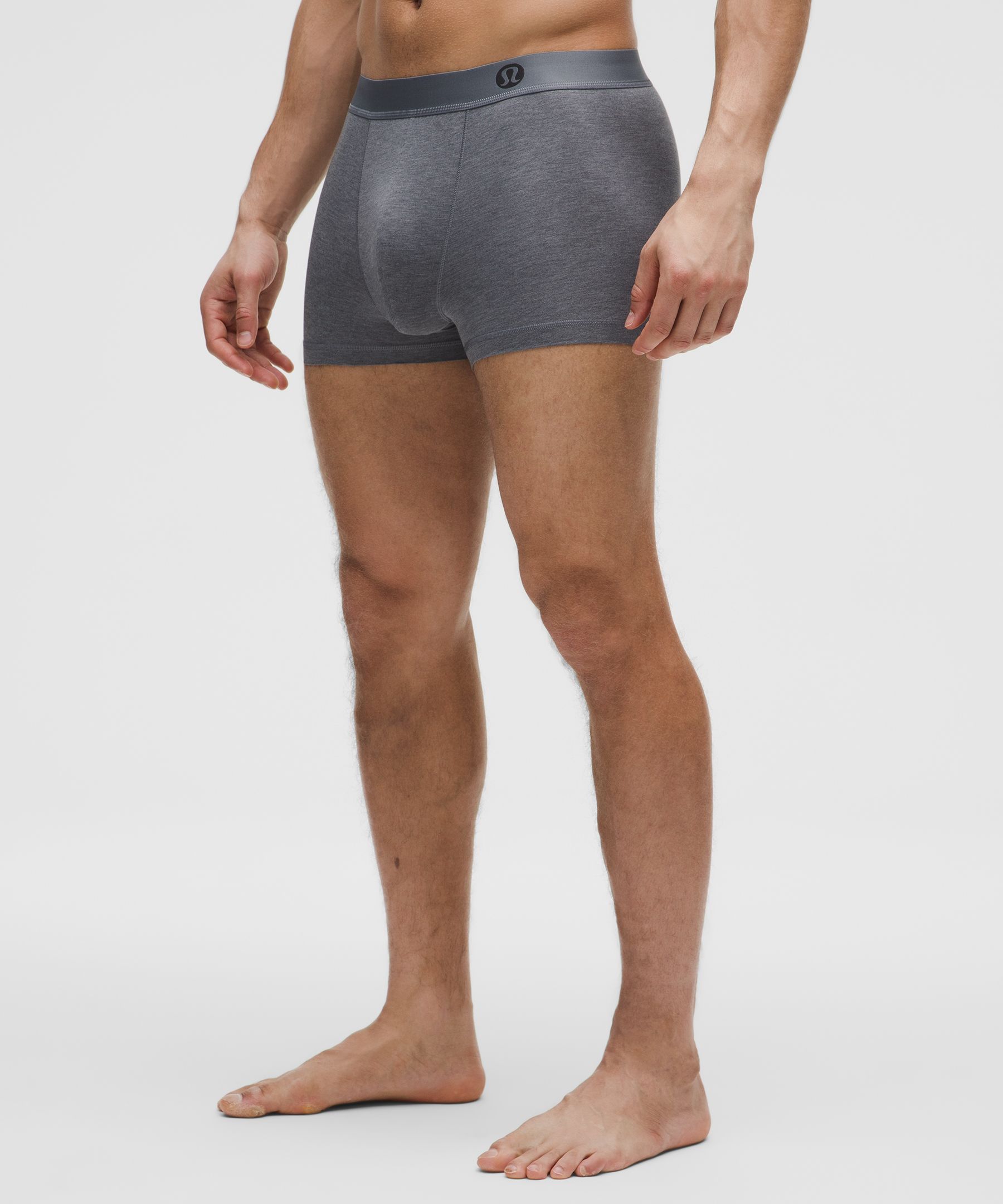 lululemon – Men's Always In Motion Boxers Briefs – 3" – Color Grey – Size S