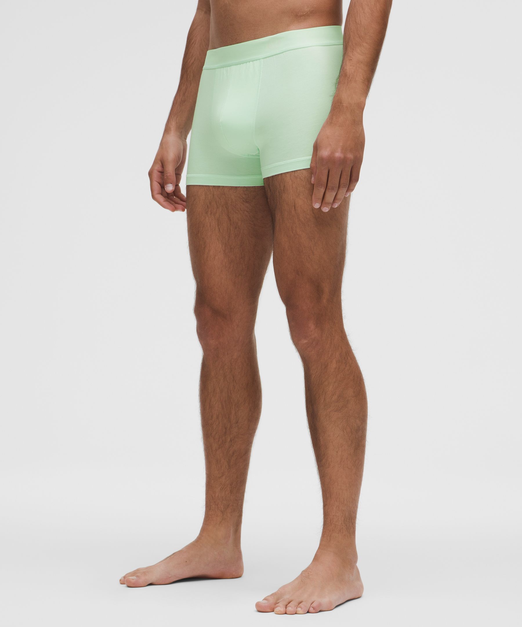 lululemon – Men's Always In Motion Boxers Briefs – 3" – Color Green – Size S