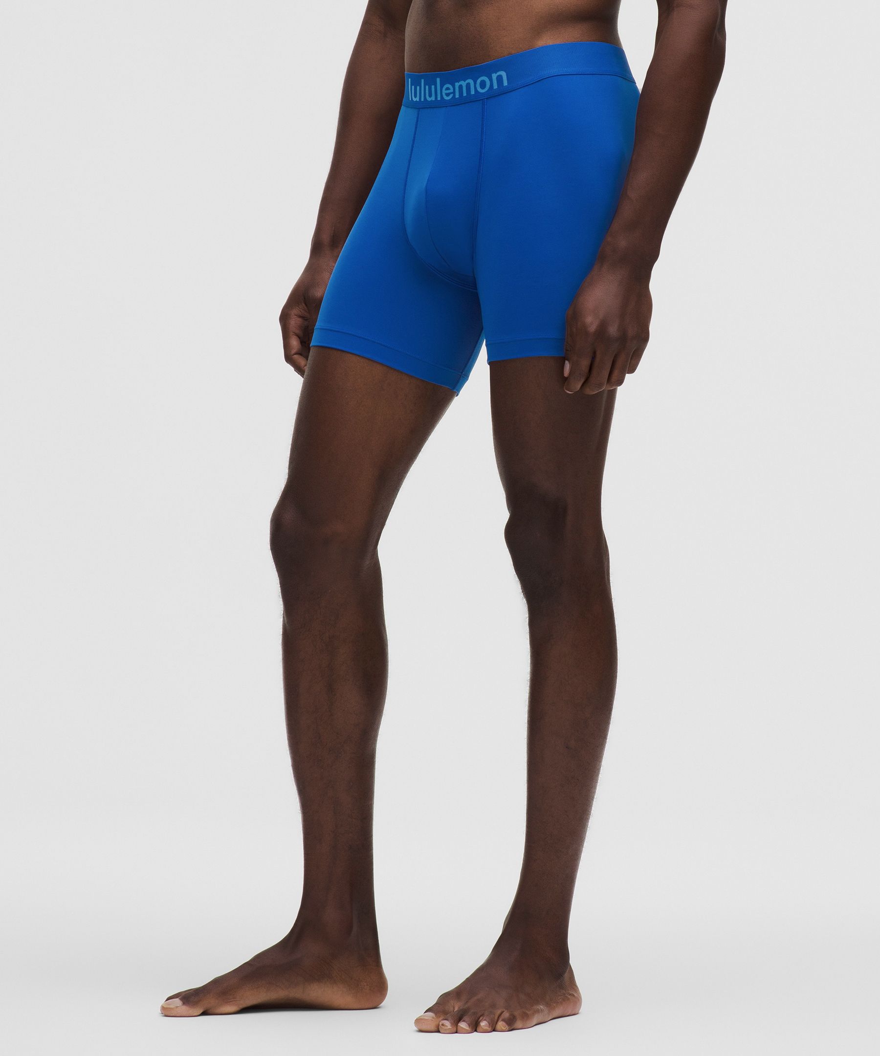 lululemon – Men's Soft Stretch Active Boxers Briefs – 5" – Color Blue – Size XL