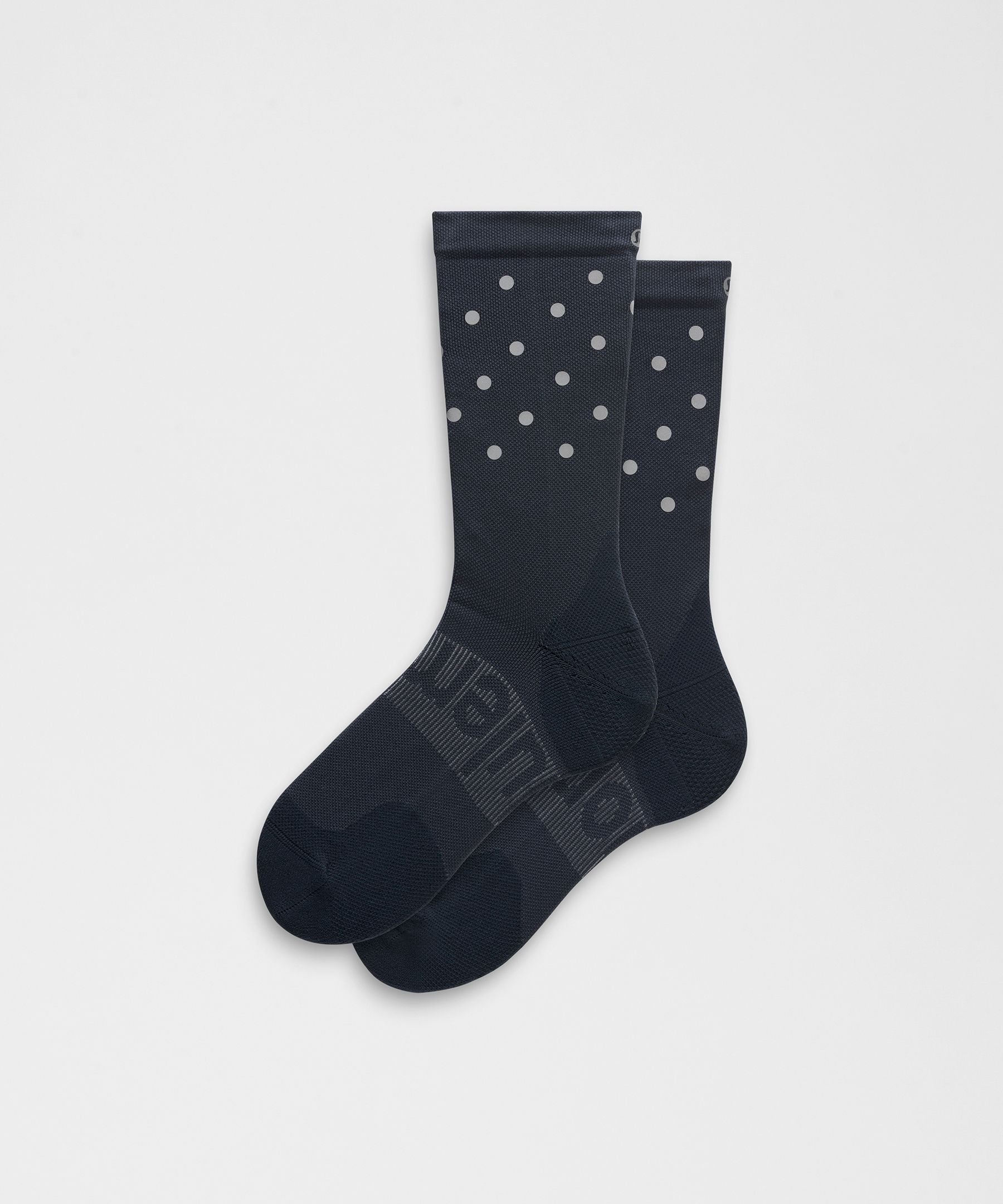 Men's Power Stride Crew Socks Reflective - Navy,Blue