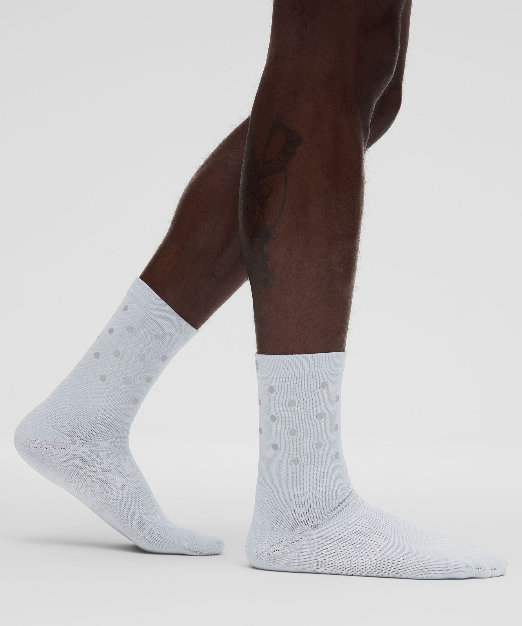 Lululemon Power Stride Crew Socks Reflective