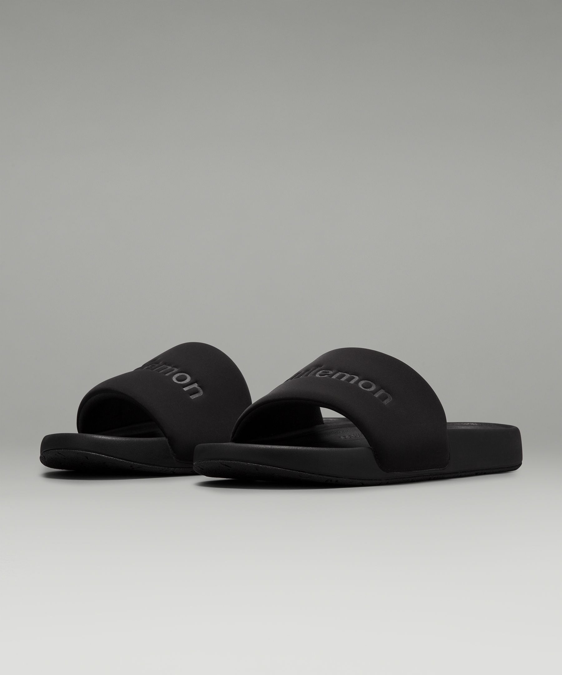 Men's Restfeel Slide Graphic - Black,Neutral