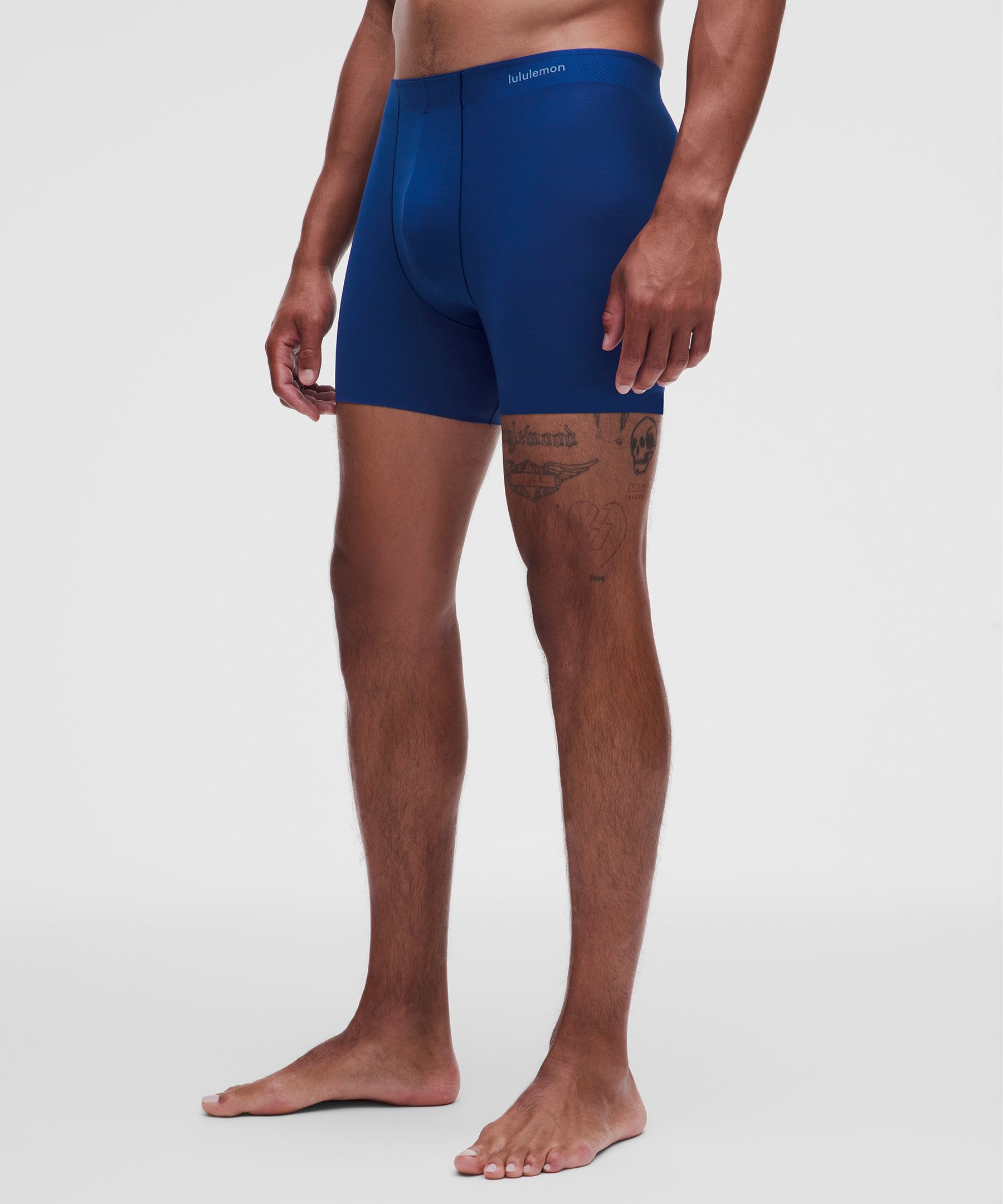 Grid Mesh Active Boxer Brief 4.5"