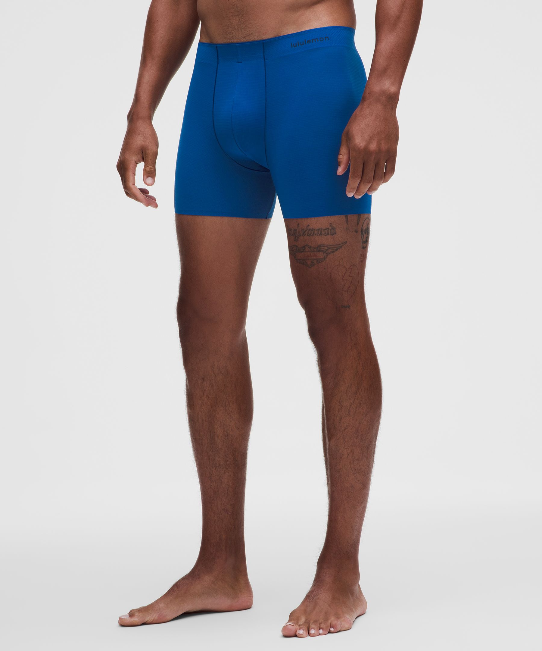 Grid Mesh Active Boxer Brief 4.5"